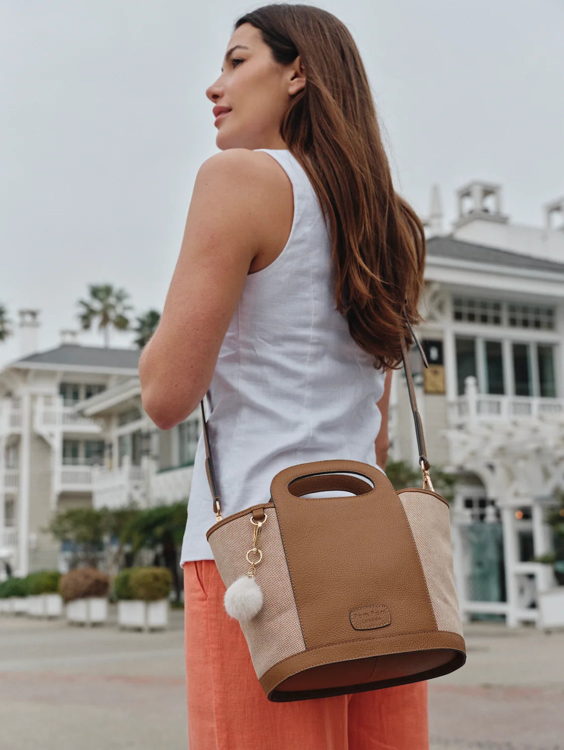 Pom Pom London // Berwick Bag Canvas & Leather