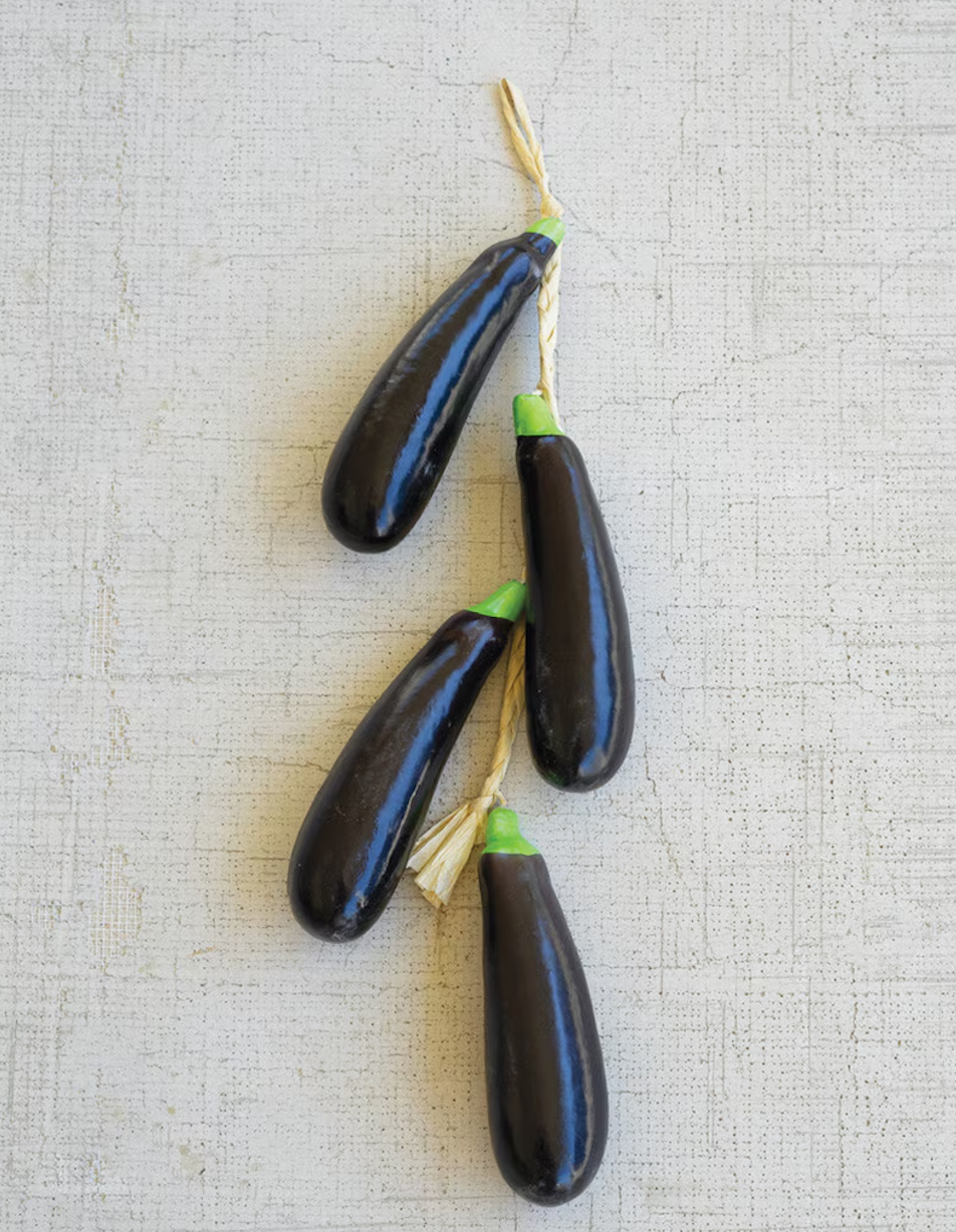 String of Eggplants