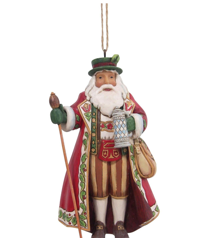 German Santa Ornament
