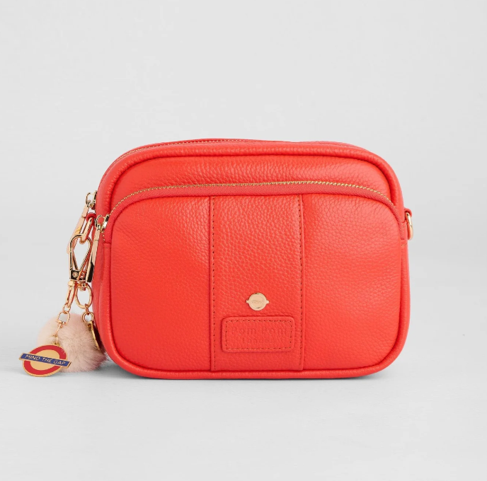 Pom Pom London // Original Crossbody Bag - Central Line Red