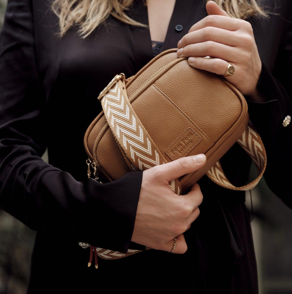 Pom Pom London // Original Canvas & Leather Bag - Maple