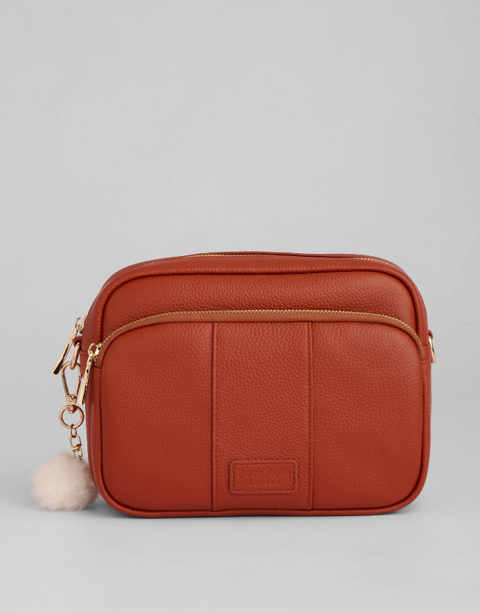 Pom Pom London // Original Plus Crossbody Bag - Burnt Orange