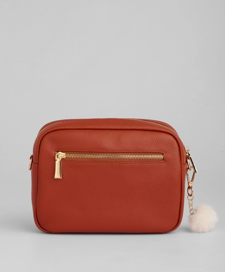 Pom Pom London // Original Plus Crossbody Bag - Burnt Orange