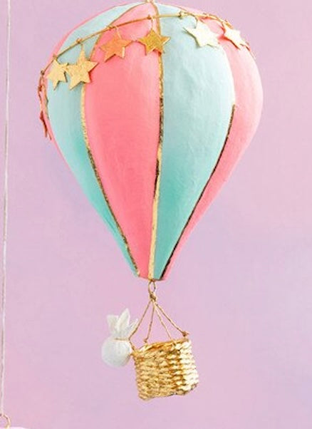 Parchment Hot Air Balloon