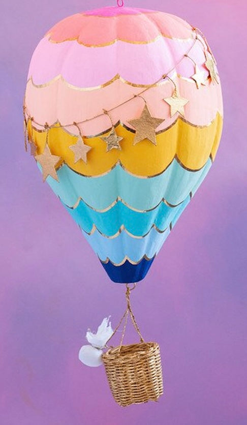 Parchment Hot Air Balloon