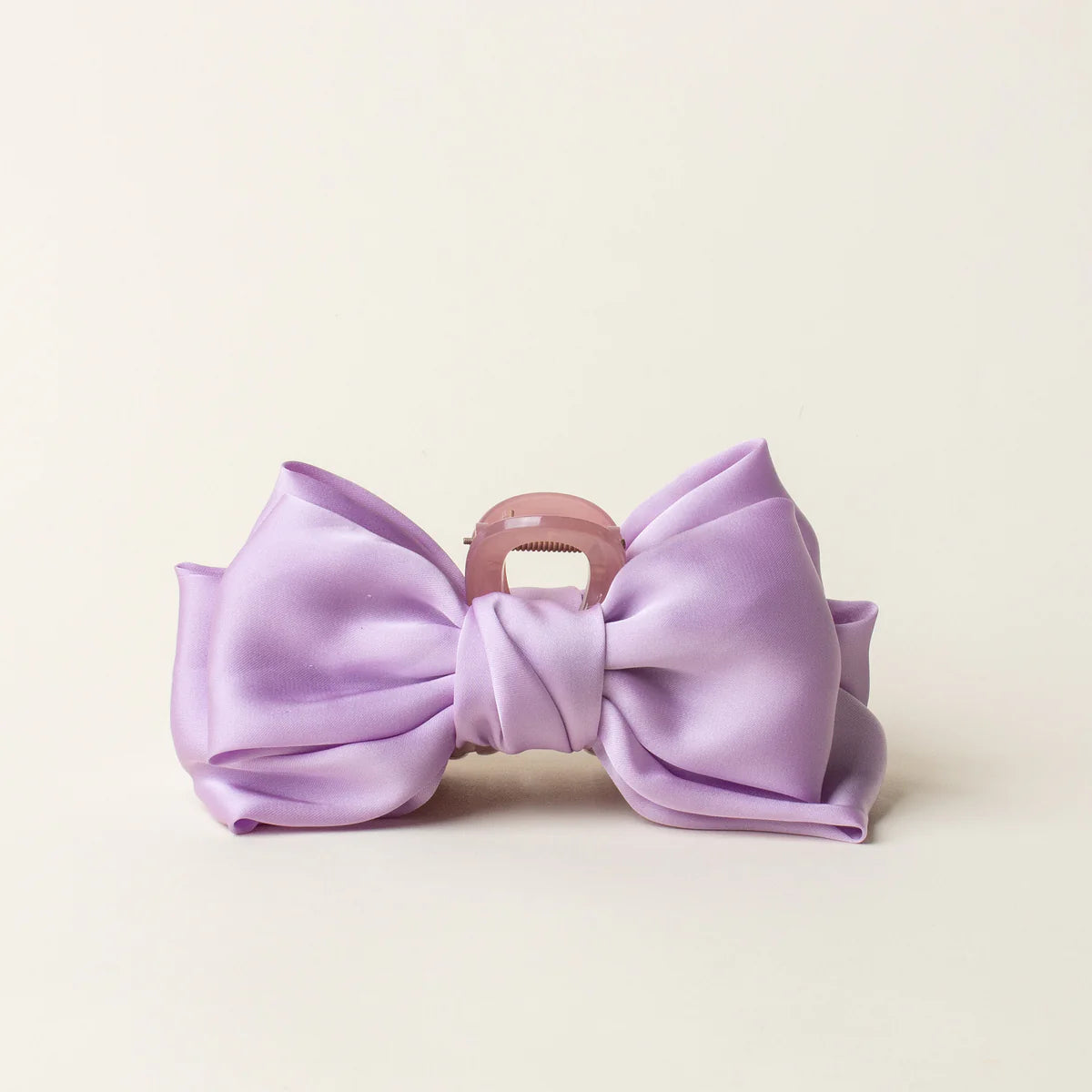 Satin Bow Claw Clip