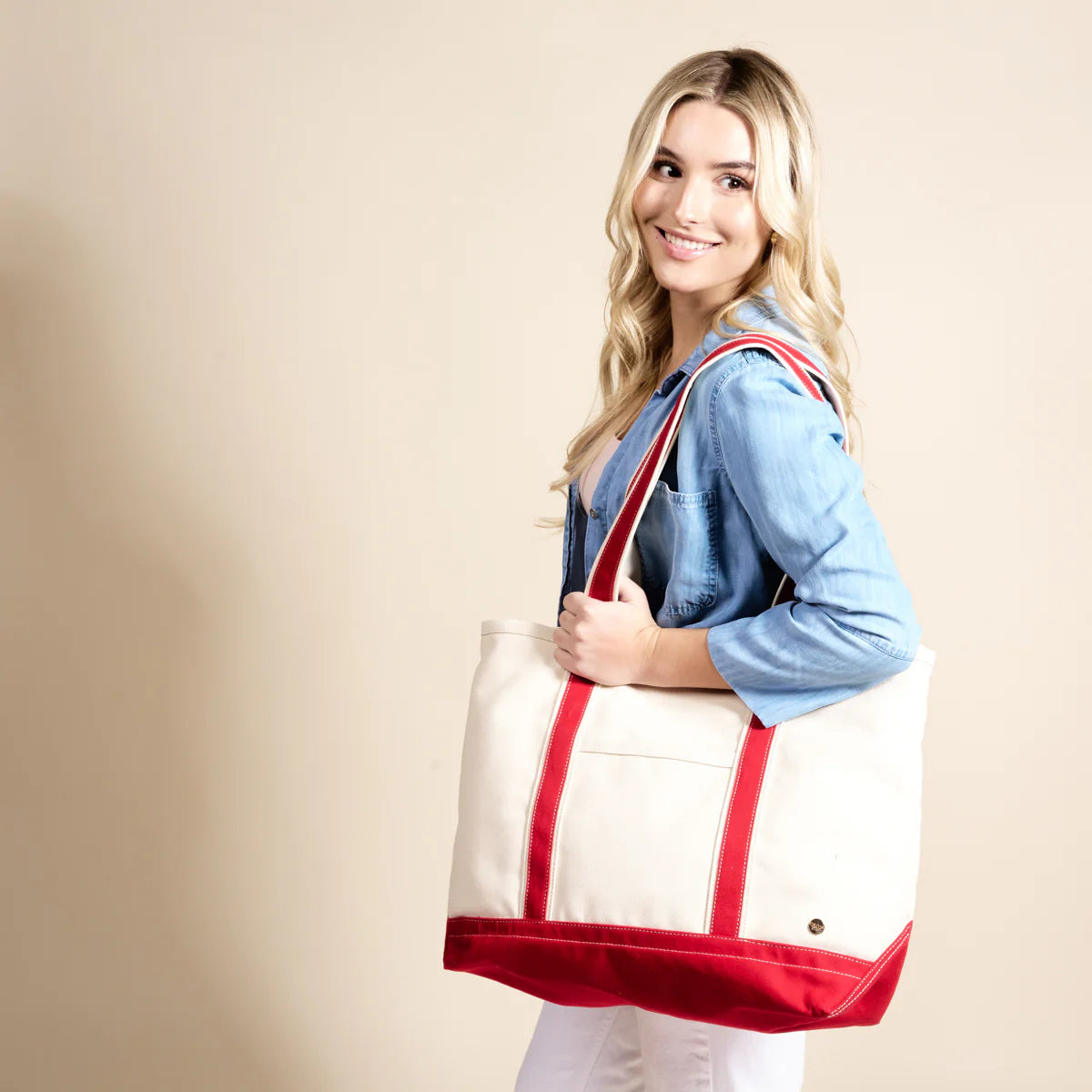 The Signature Canvas Tote Bag