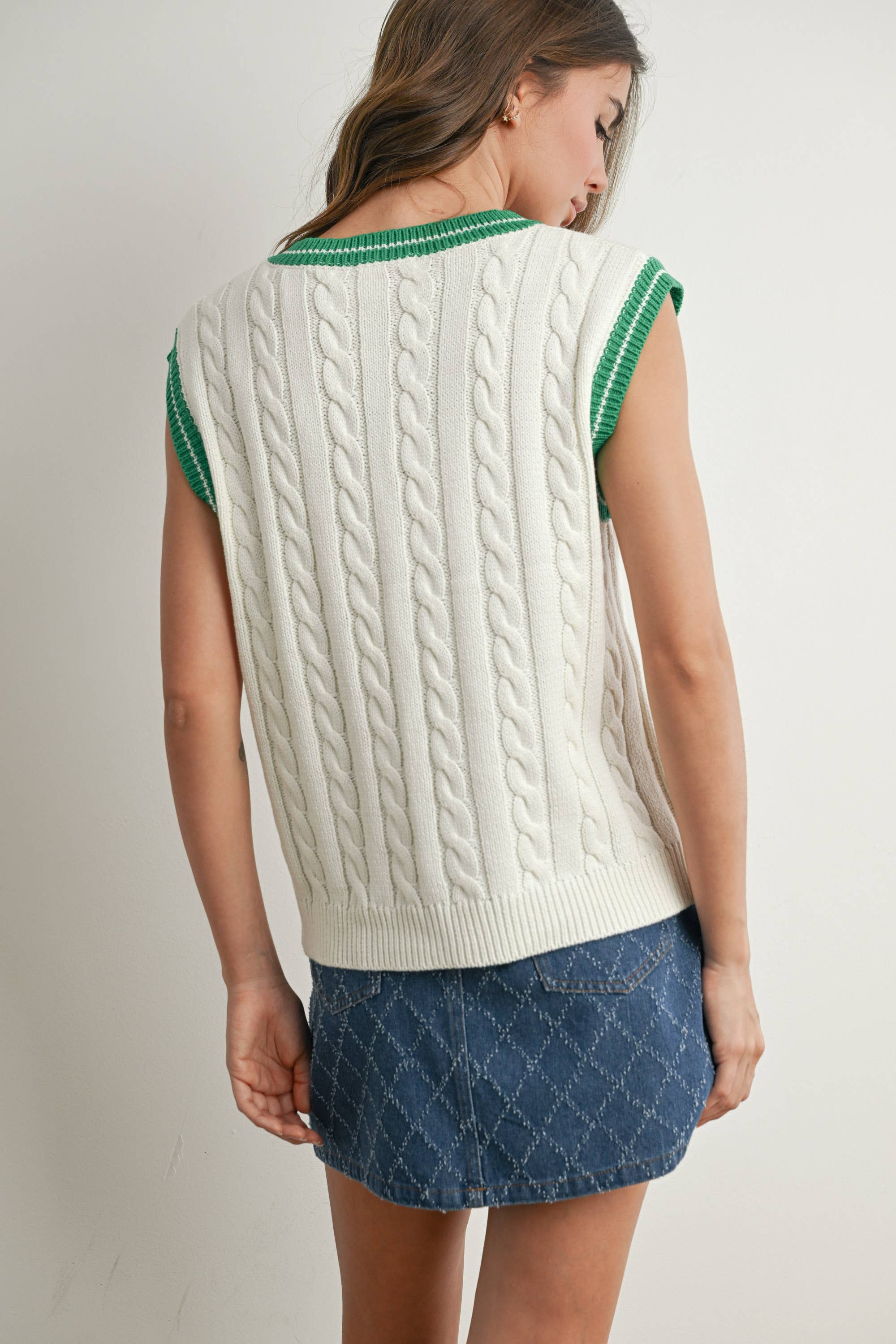 The Val Knitted Sweater Vest
