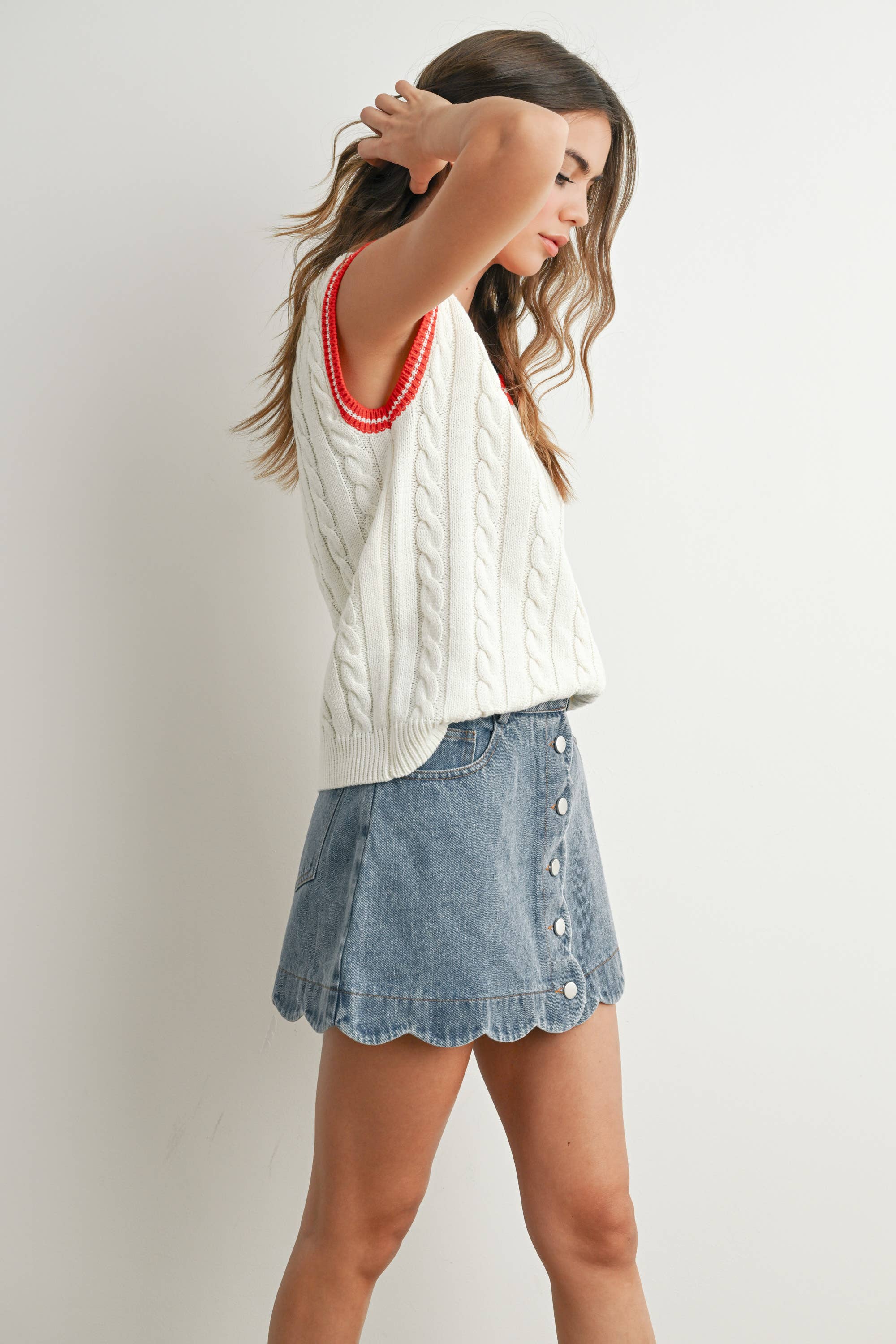 The Val Knitted Sweater Vest
