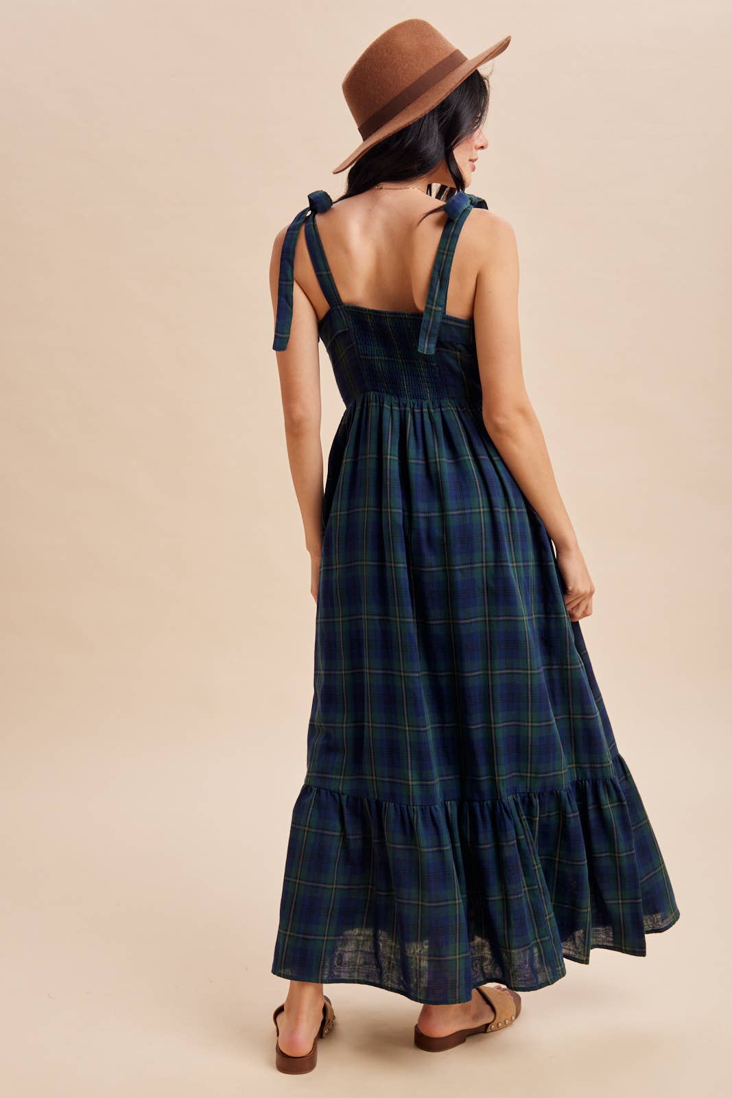 The Tally Tartan Maxi Dress