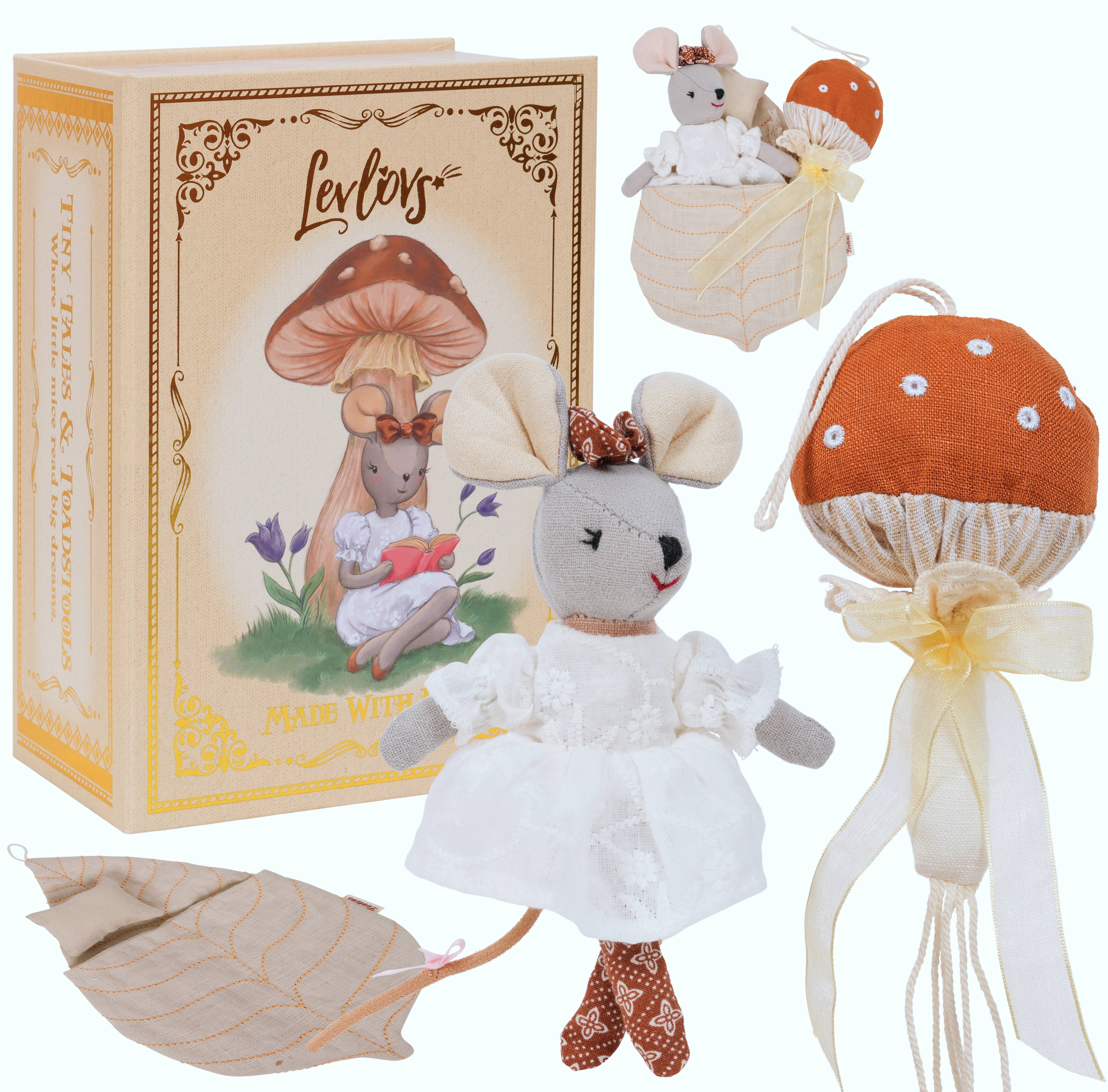 Levlovs Mouse and the Mushroom Wonder Forest Brown Set