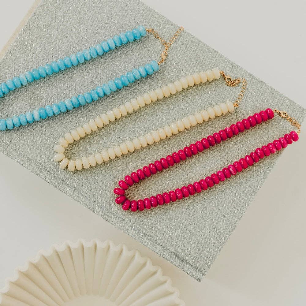 Dana Donut Bead Necklace