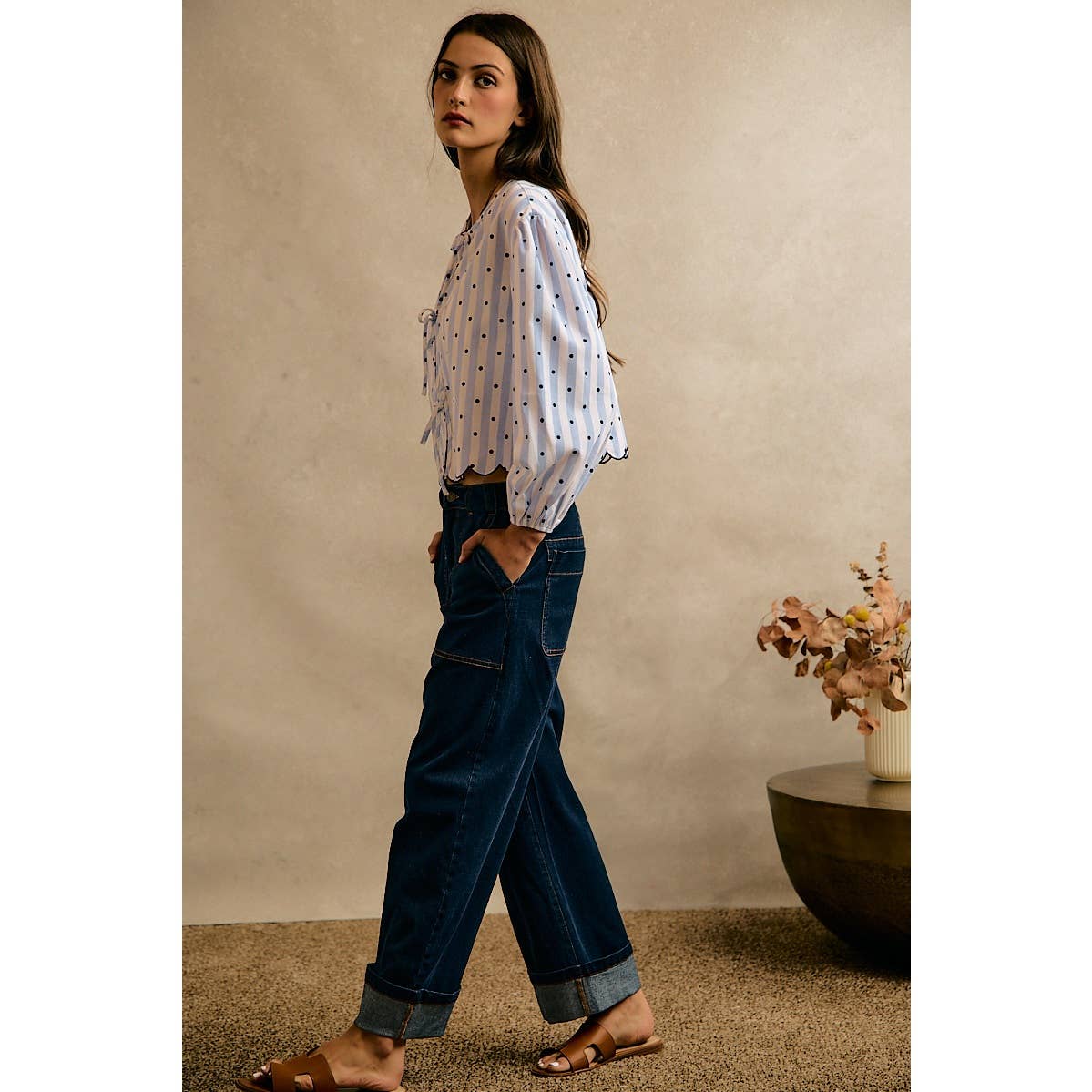 The Tessa Barrel Jean