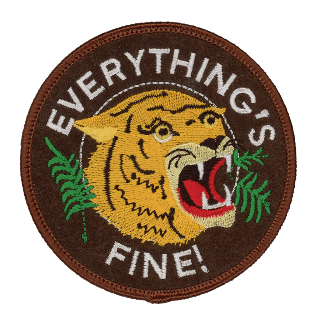 Iron on Patch: Everything's Fine!