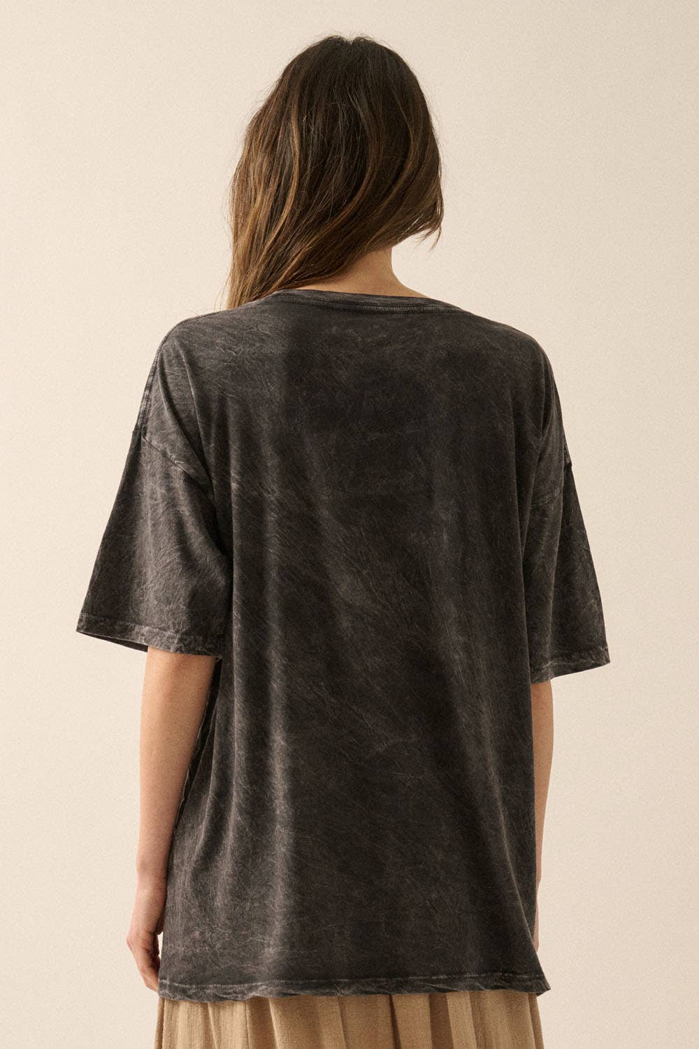 Birds Oversized Graphic Tee
