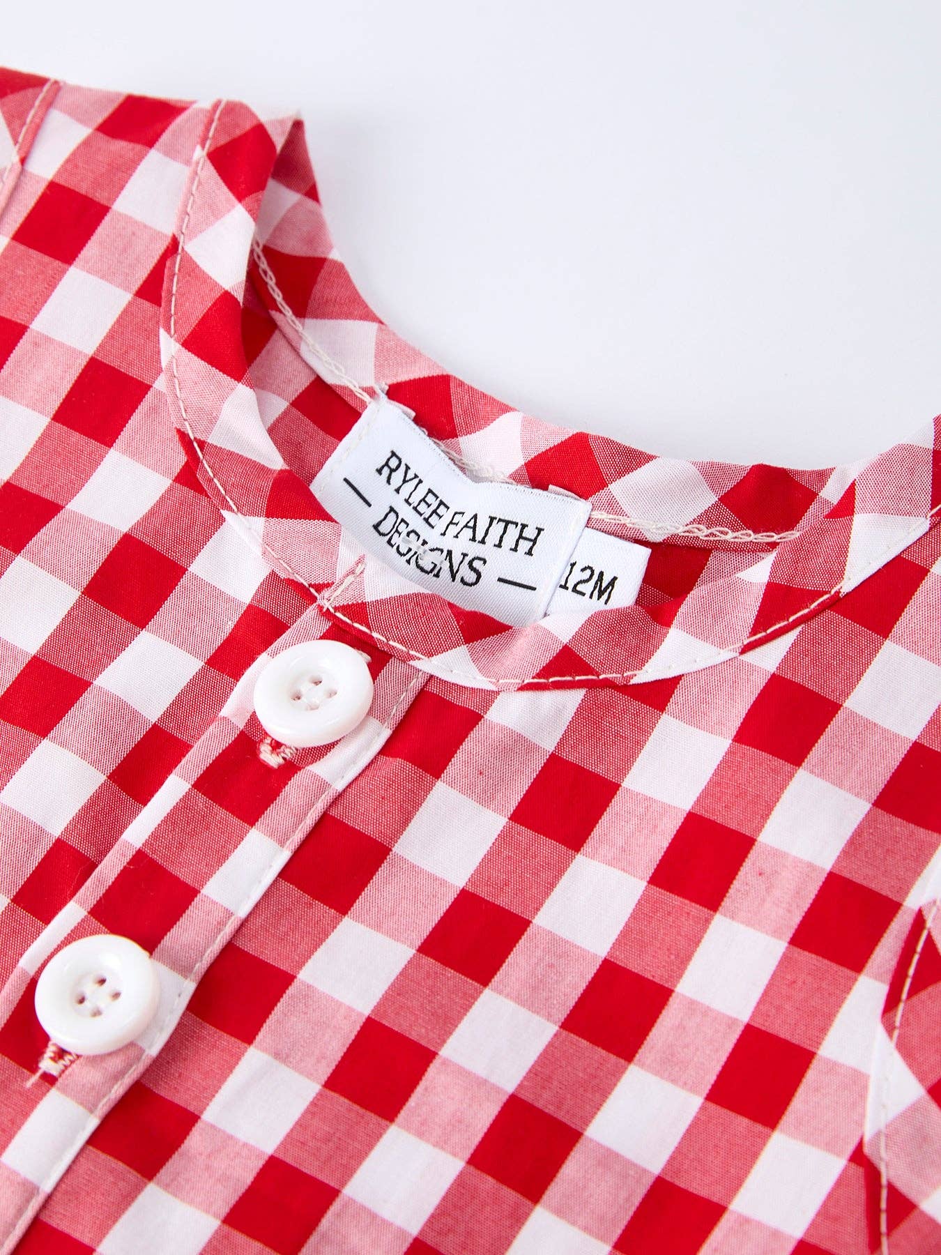 Boys Summer Plaid Romper