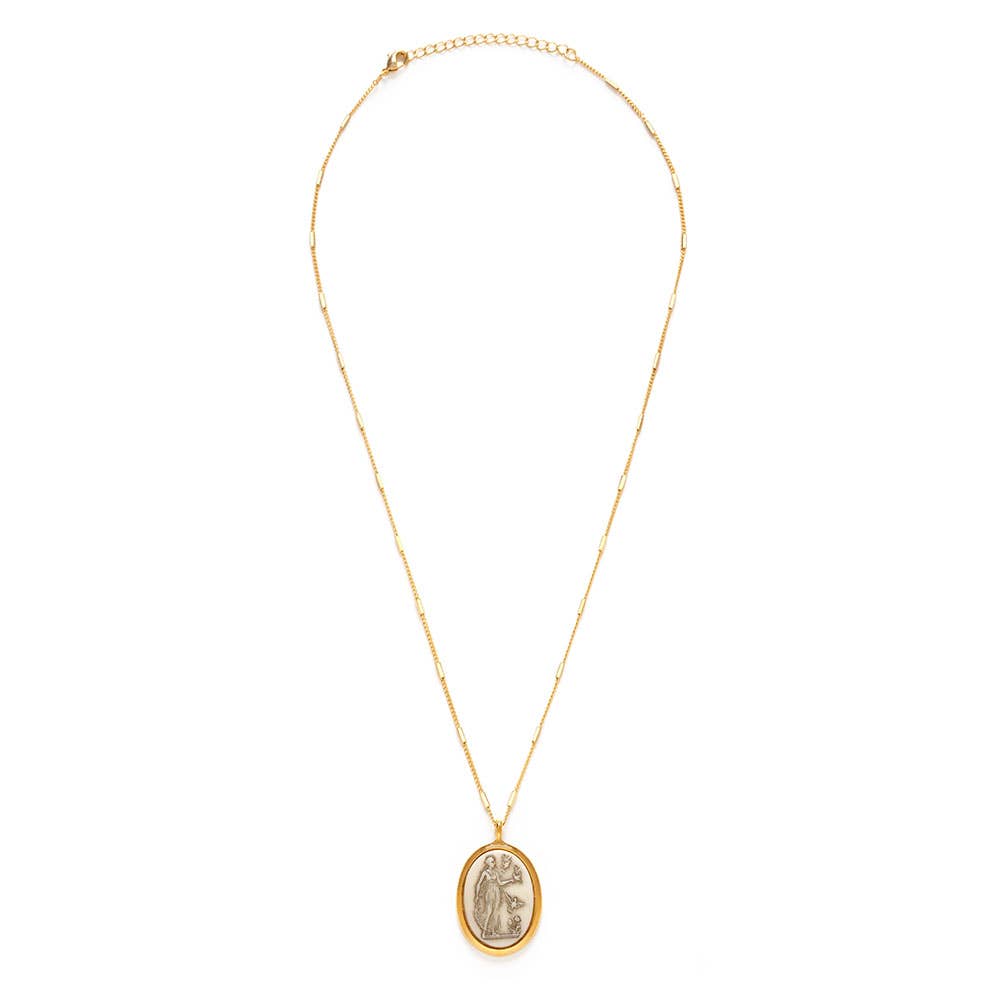 Aphrodite  Vintage Cameo Necklace