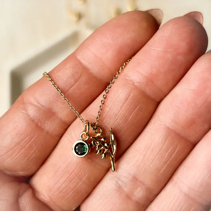 Birth Flower Necklace