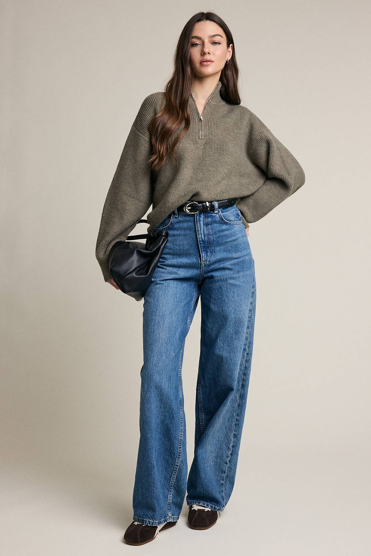 The Saoirse Mock Neck Sweater