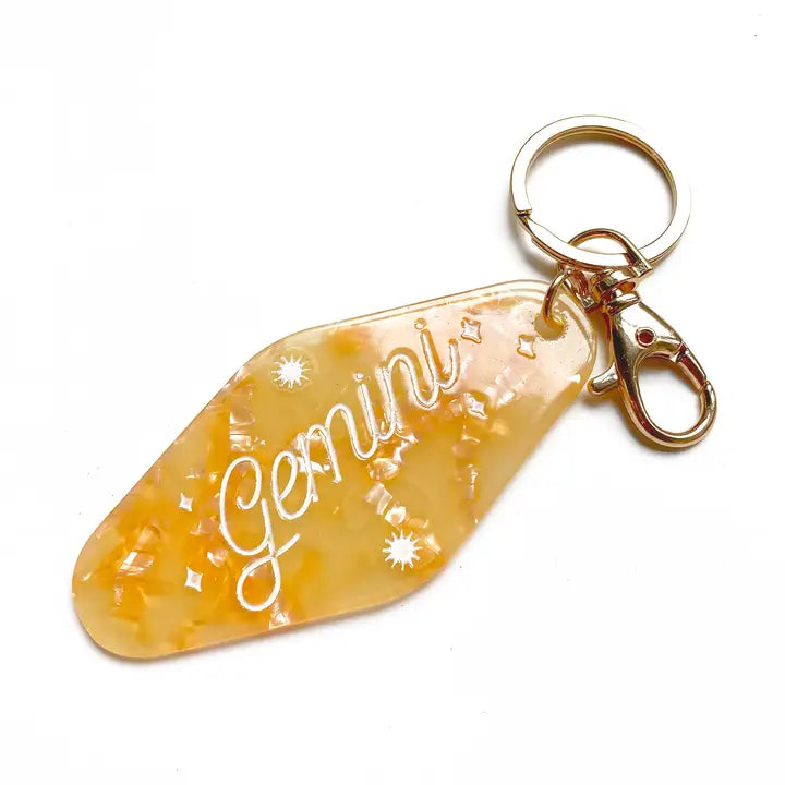 Zodiac Motel Key Chain