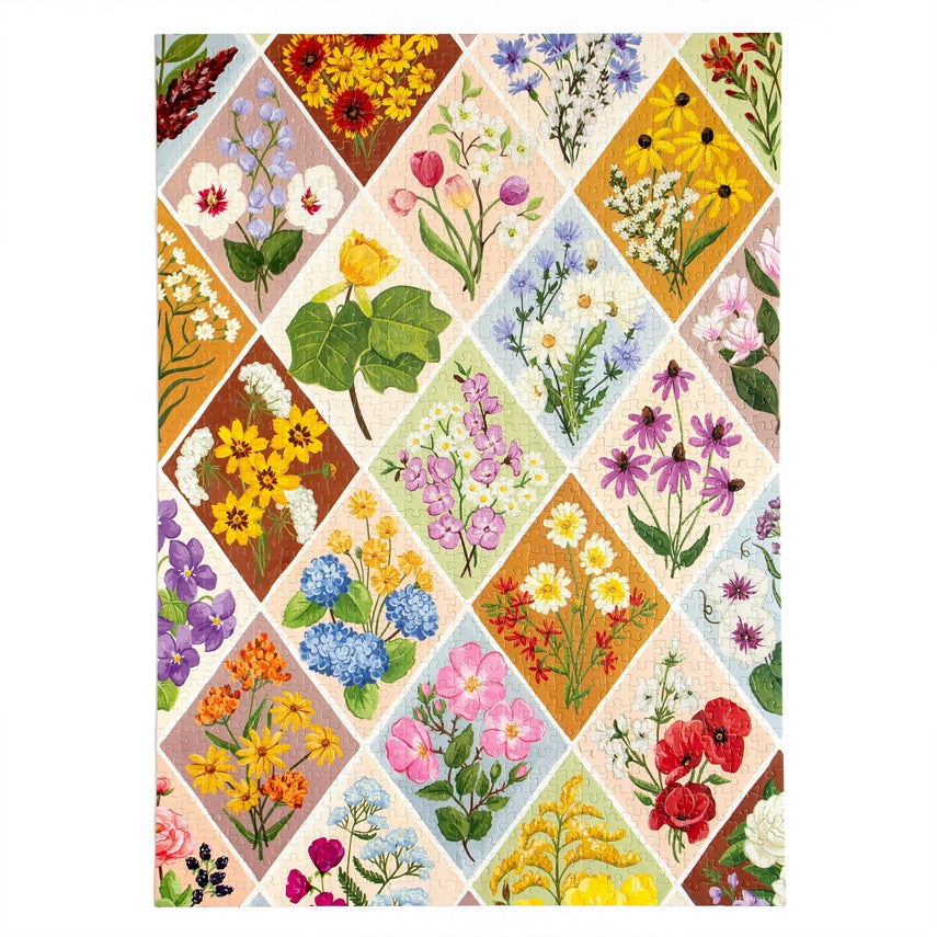 Vintage Blooms Puzzle