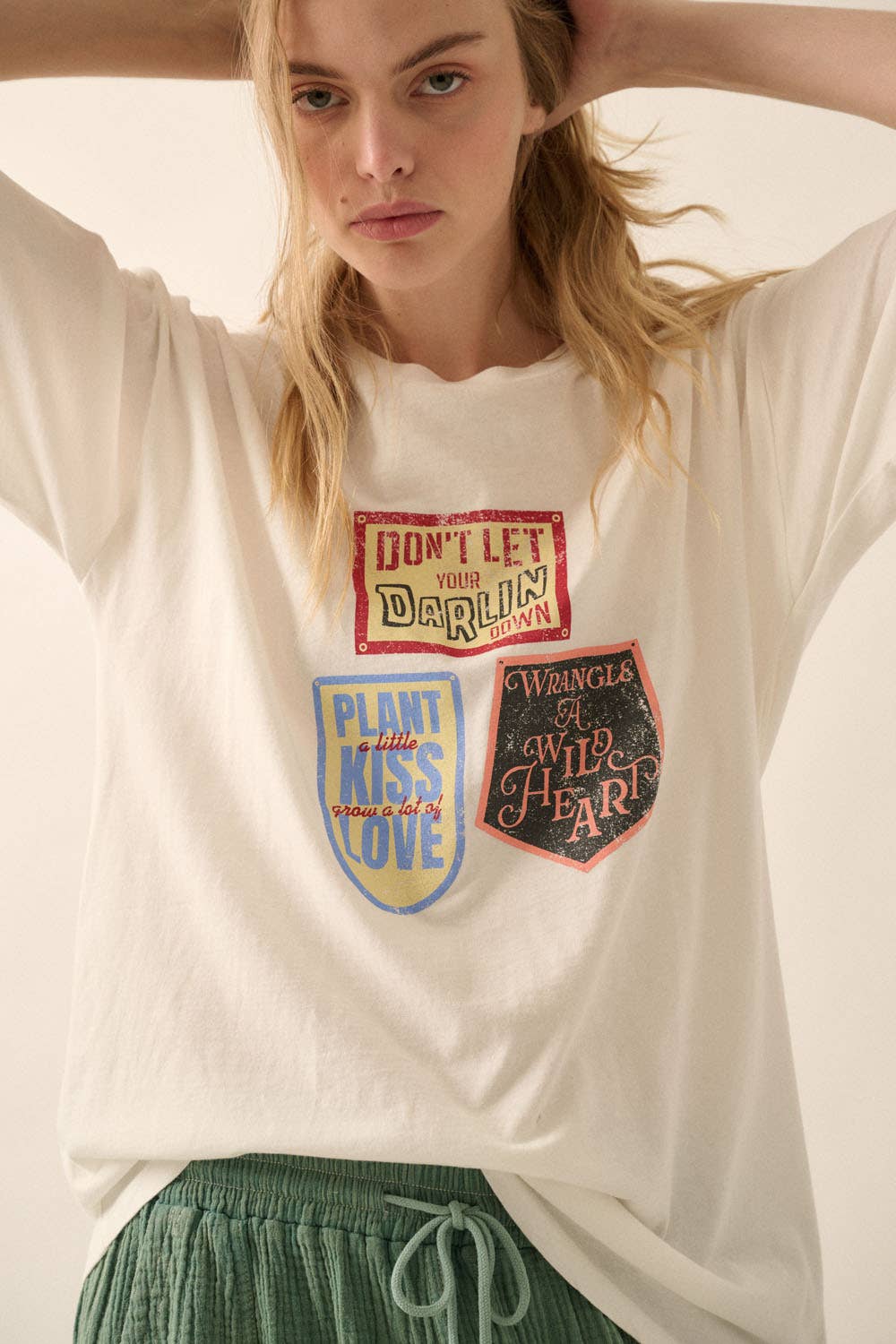 The Inspirational Quotes Oversized Tee