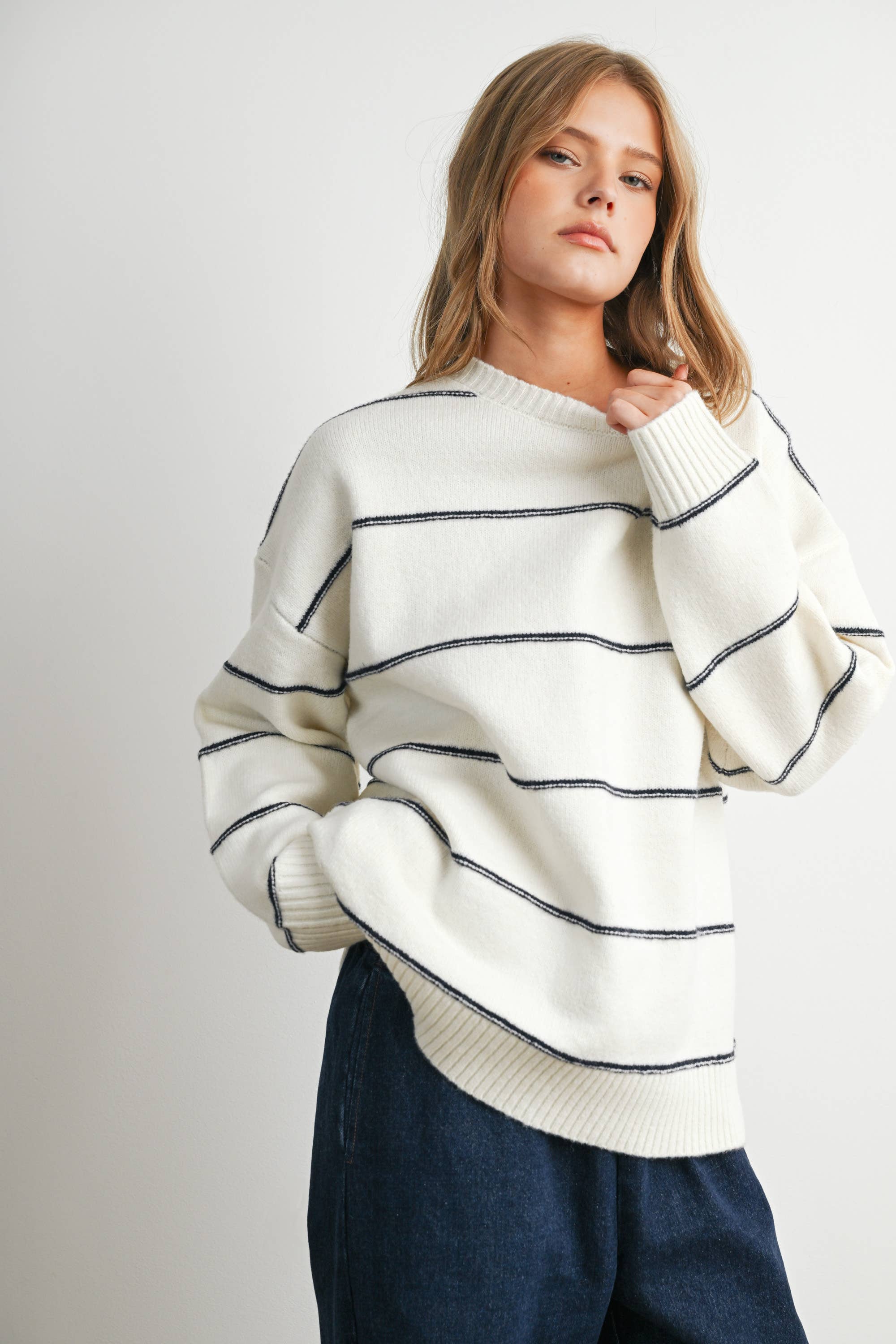 The Cooper Drop Shoulder Sweater