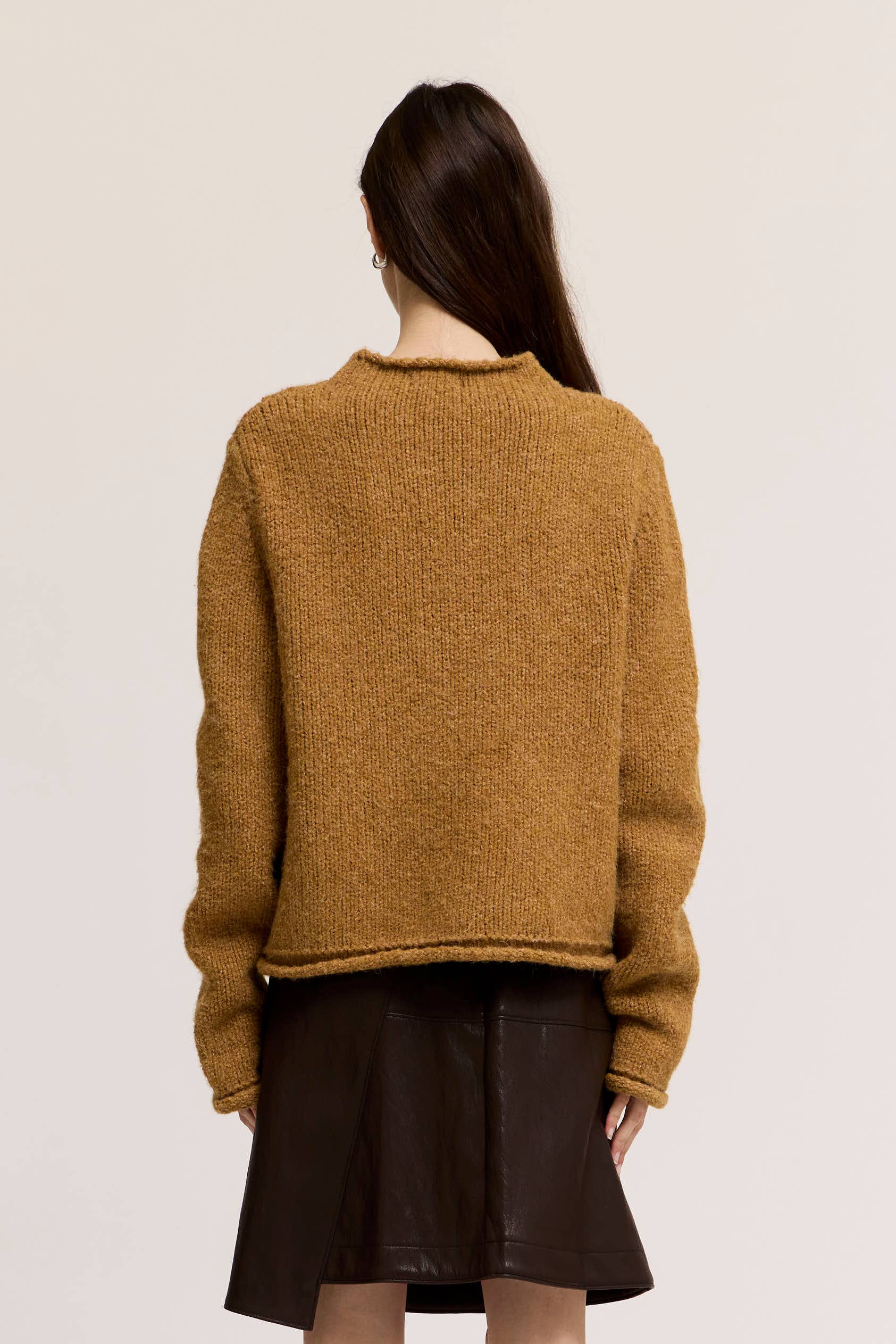 The Juno Rolled Edge Sweater