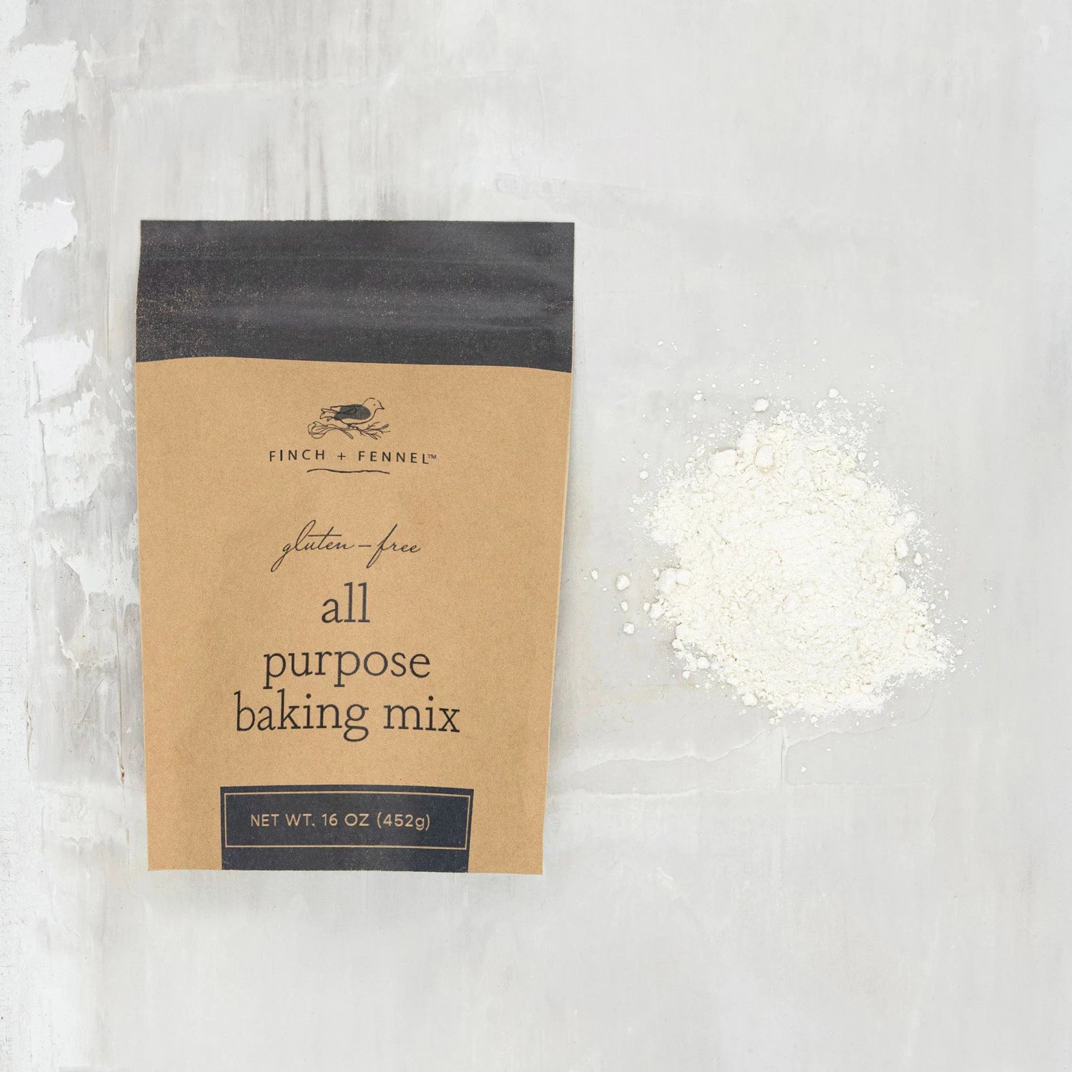 Product shoot of gluten free all purpose baking mix
