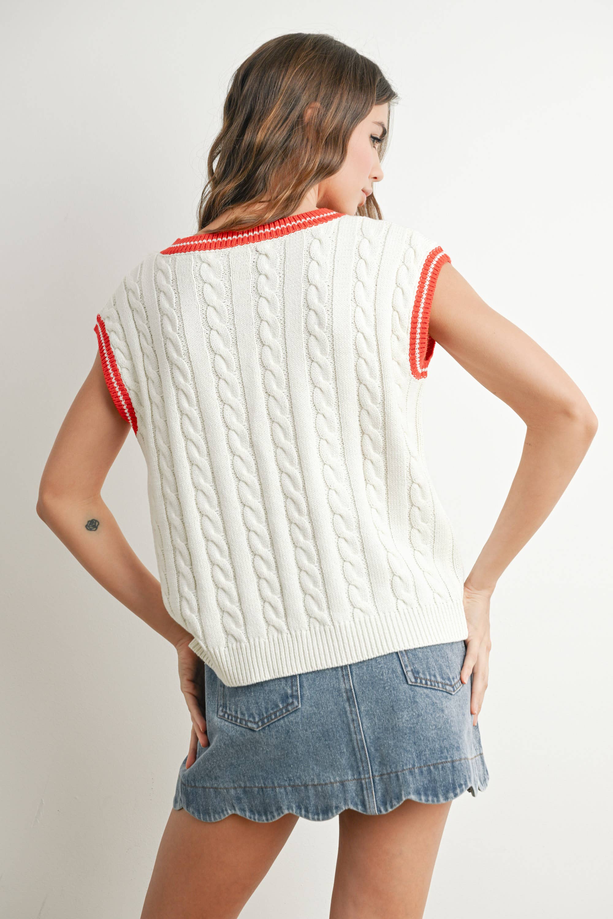 The Val Knitted Sweater Vest
