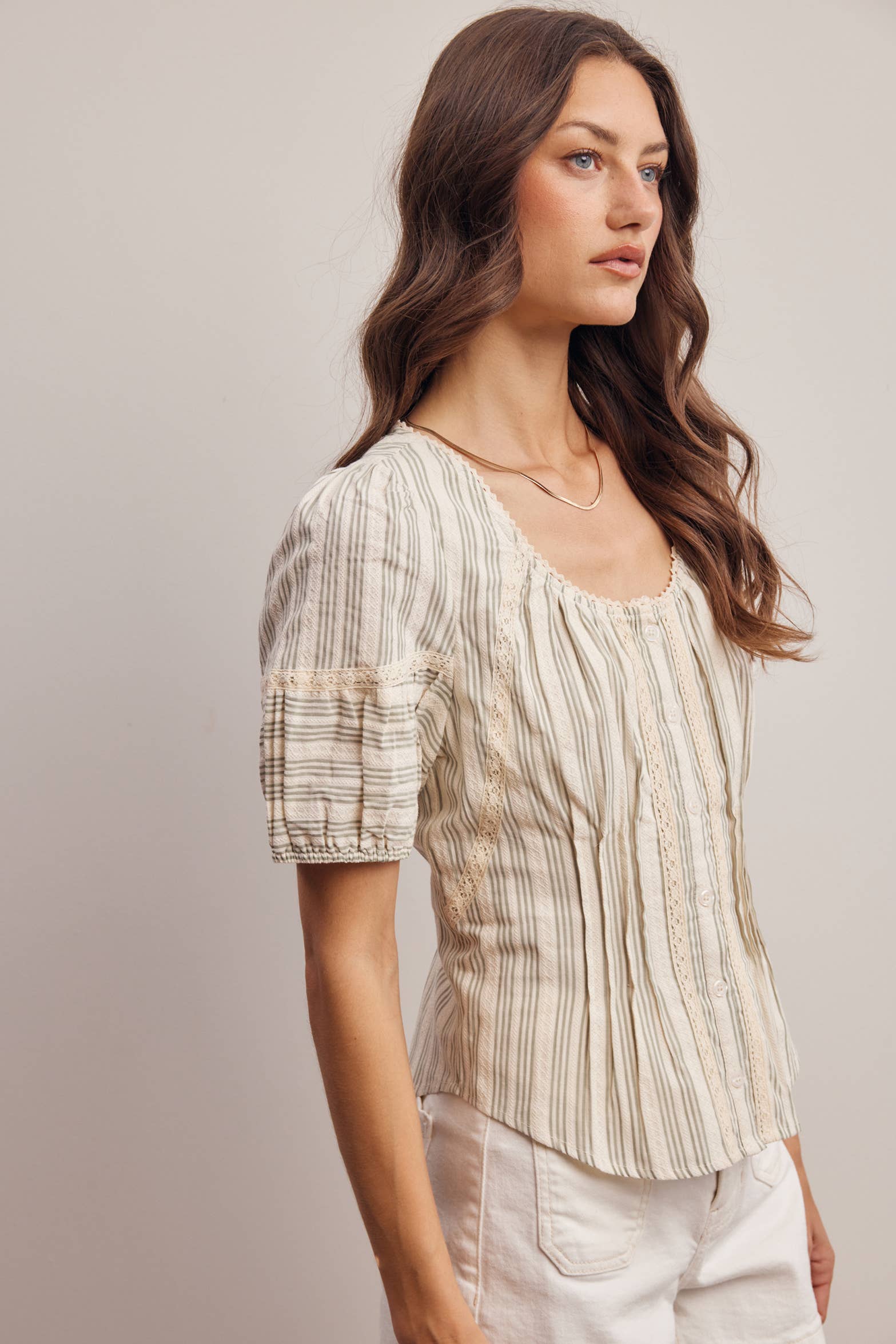 The Rory Stripped Blouse