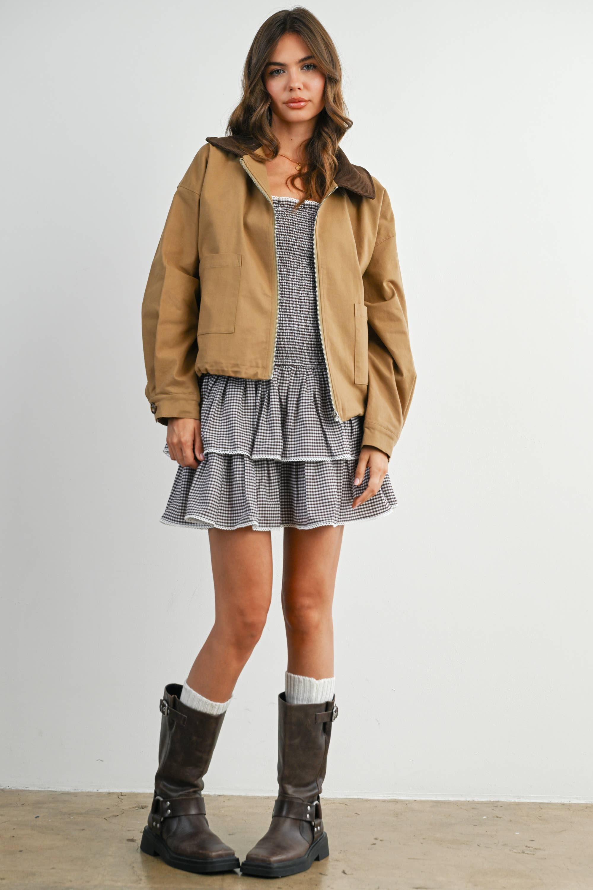 The Johnny Collared Zip-Up Jacket