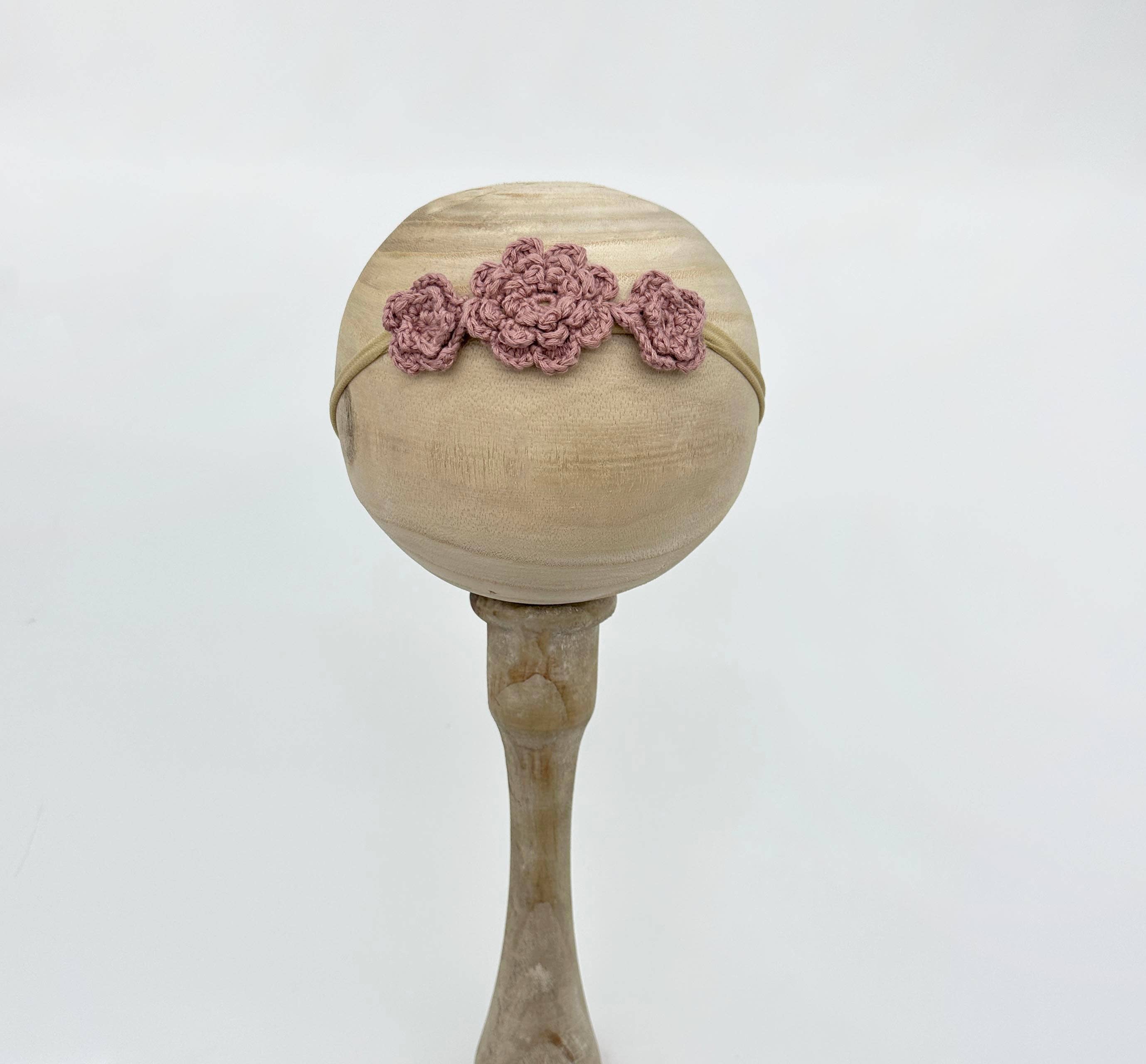 The Crochet Flower Headband