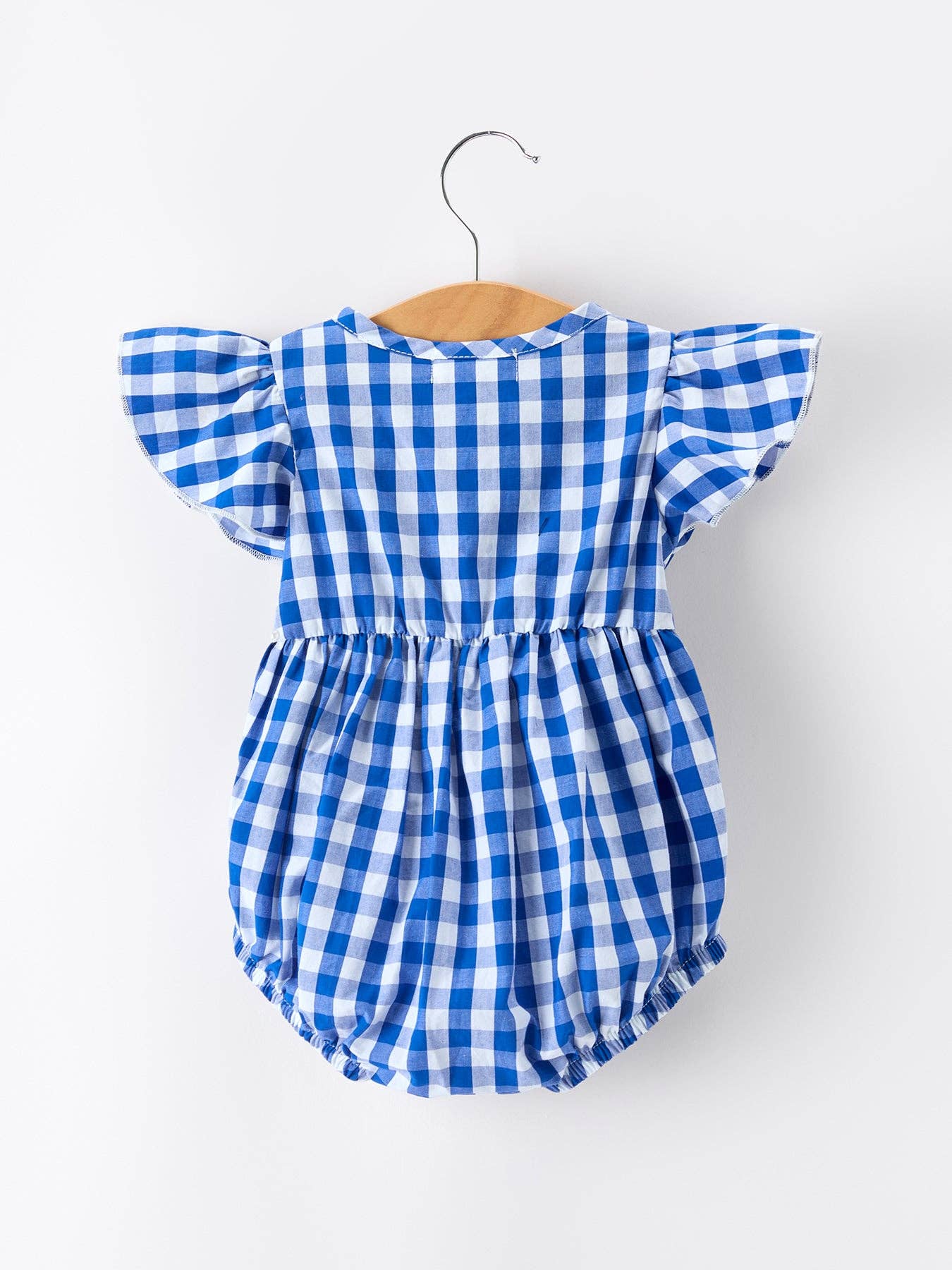 Plaid Bow Romper