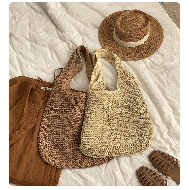 The Summer Woven Shoulder Bag
