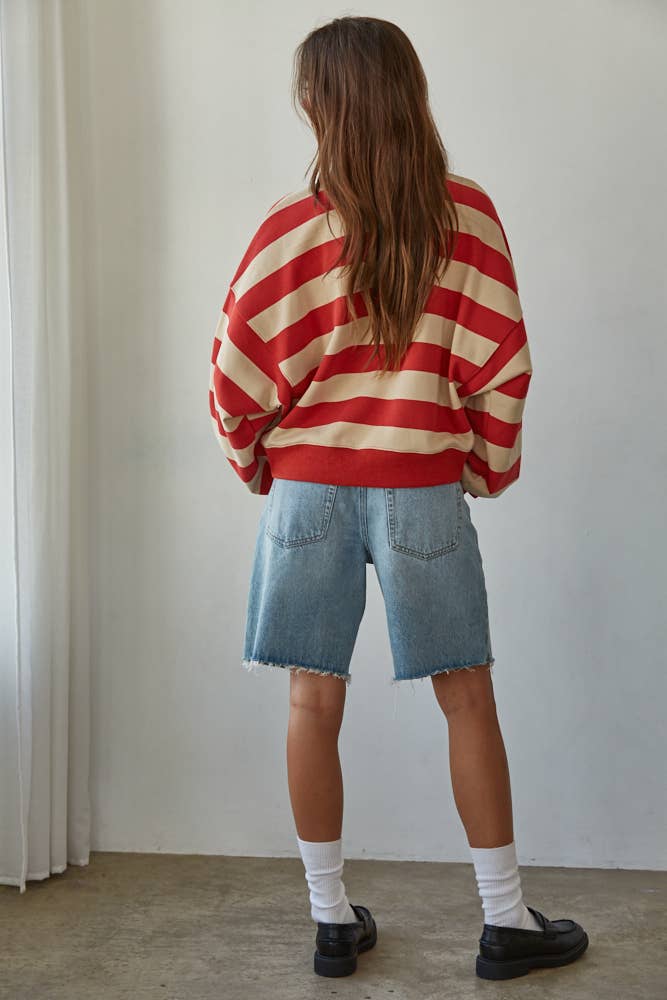 The Valor Knit Striped Top