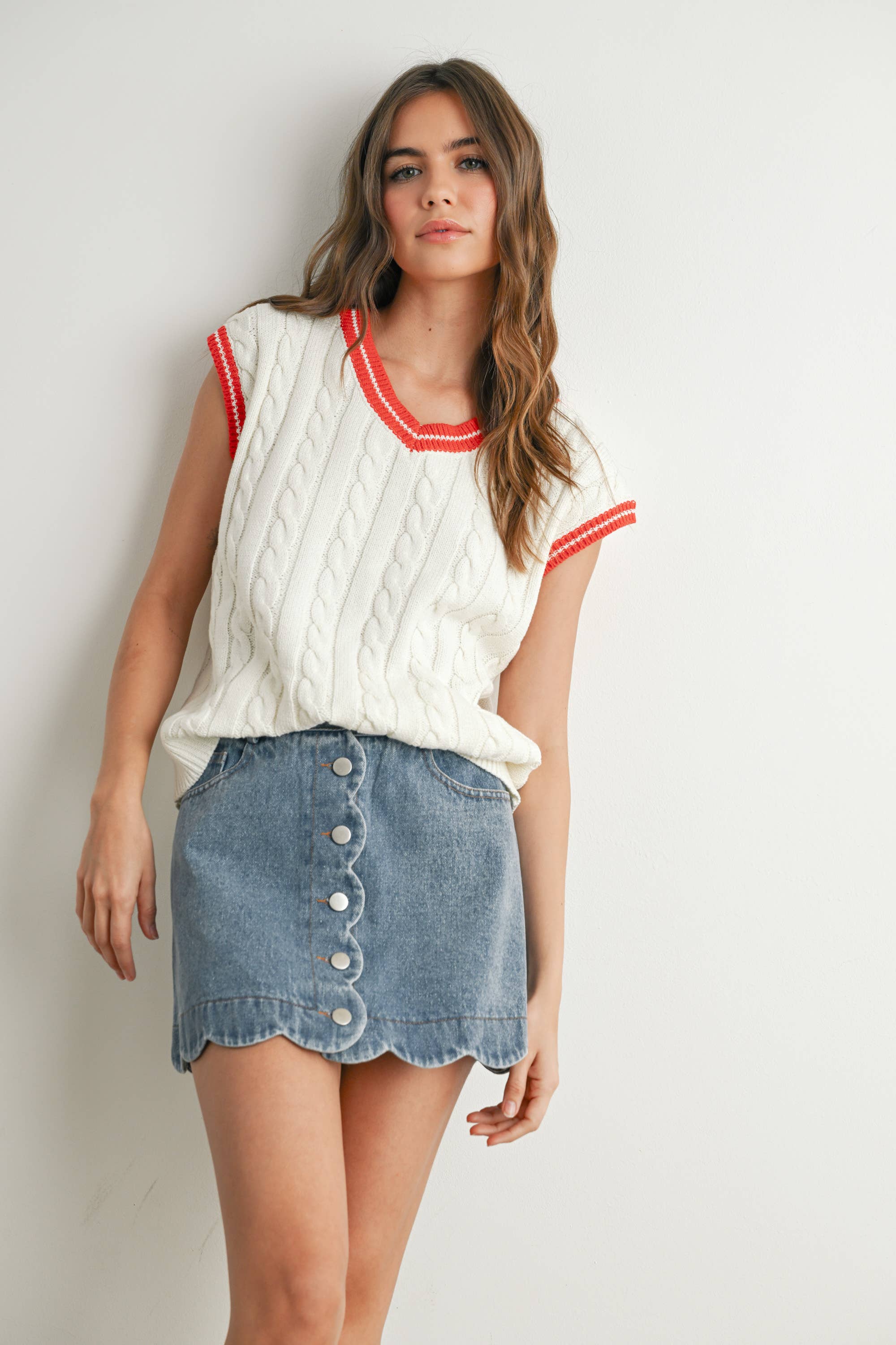 The Val Knitted Sweater Vest