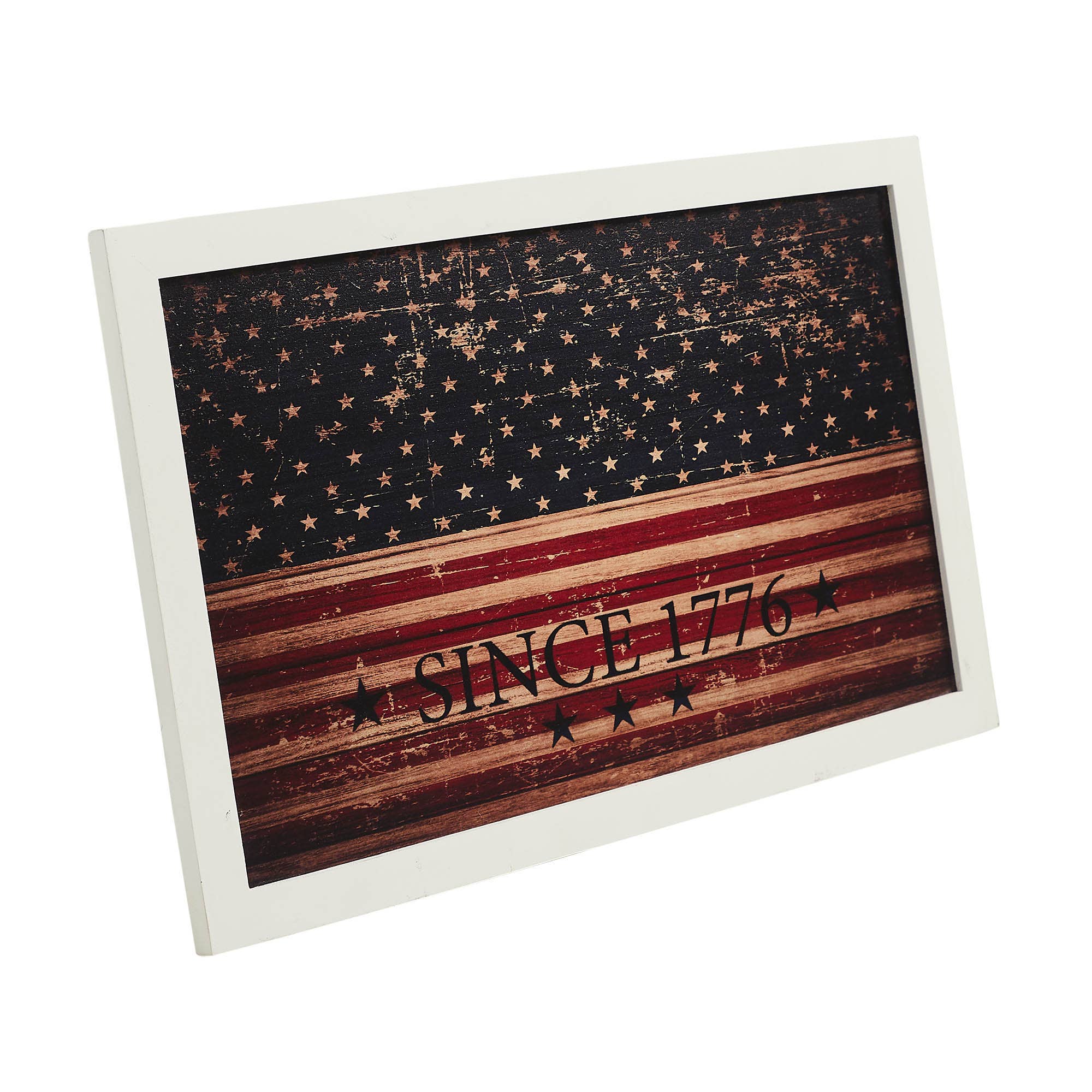 1776 Vintage American Flag Wall Sign