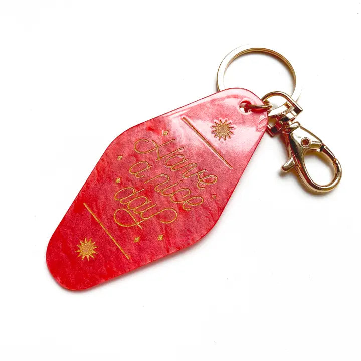 Zodiac Motel Key Chain