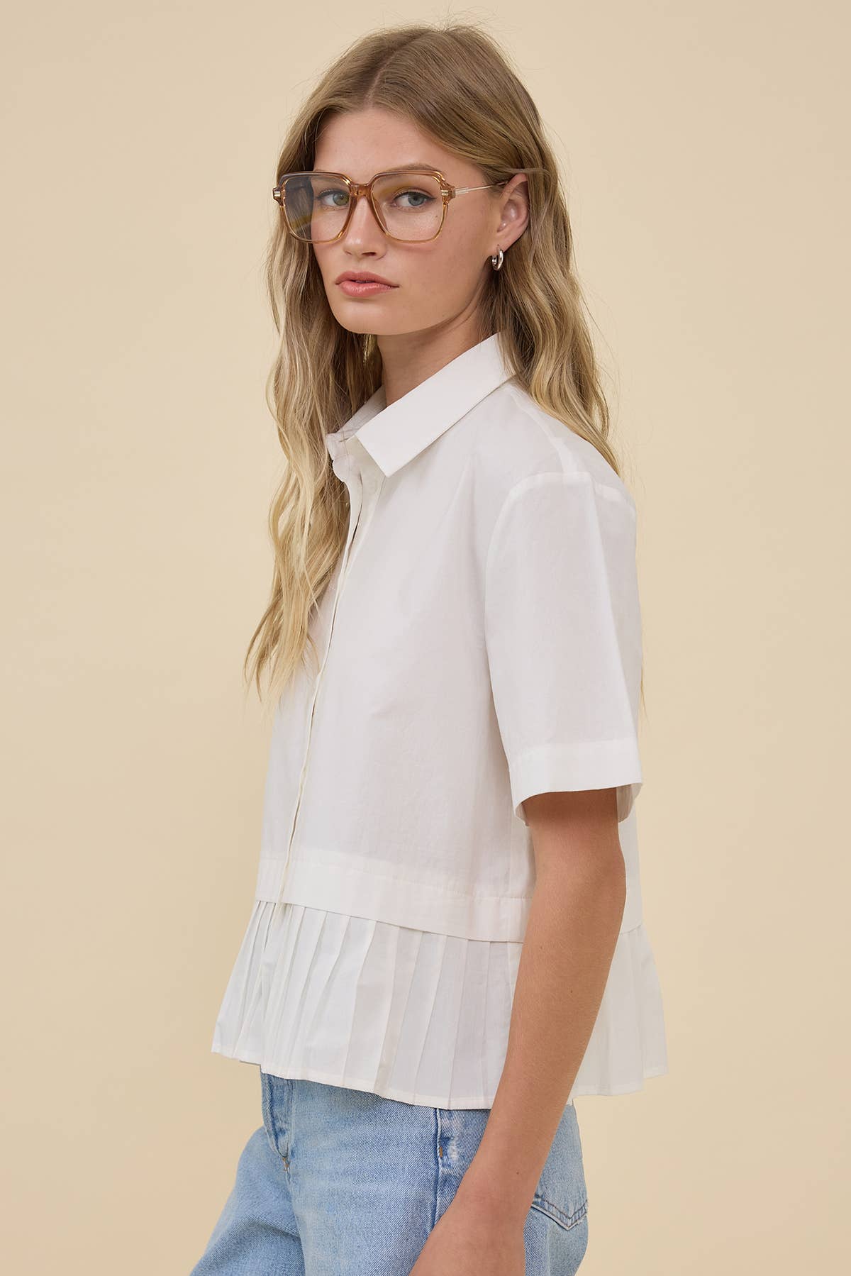 The Pippin Pleated Top