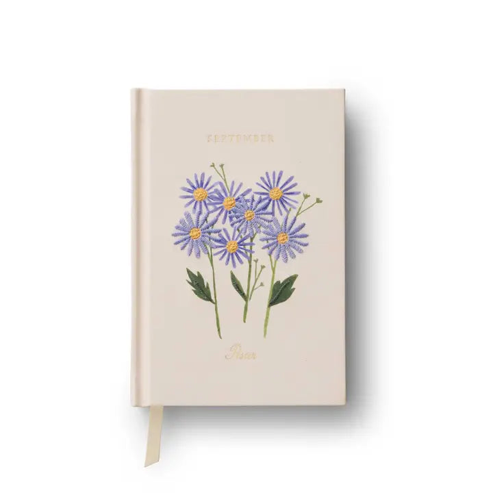 Birth Month Mini Embroidered Journal