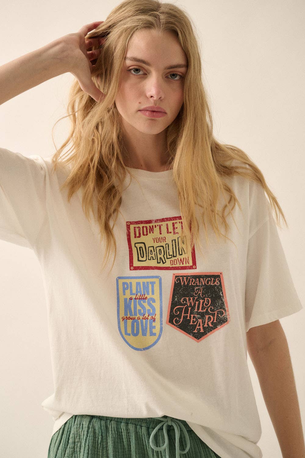 The Inspirational Quotes Oversized Tee