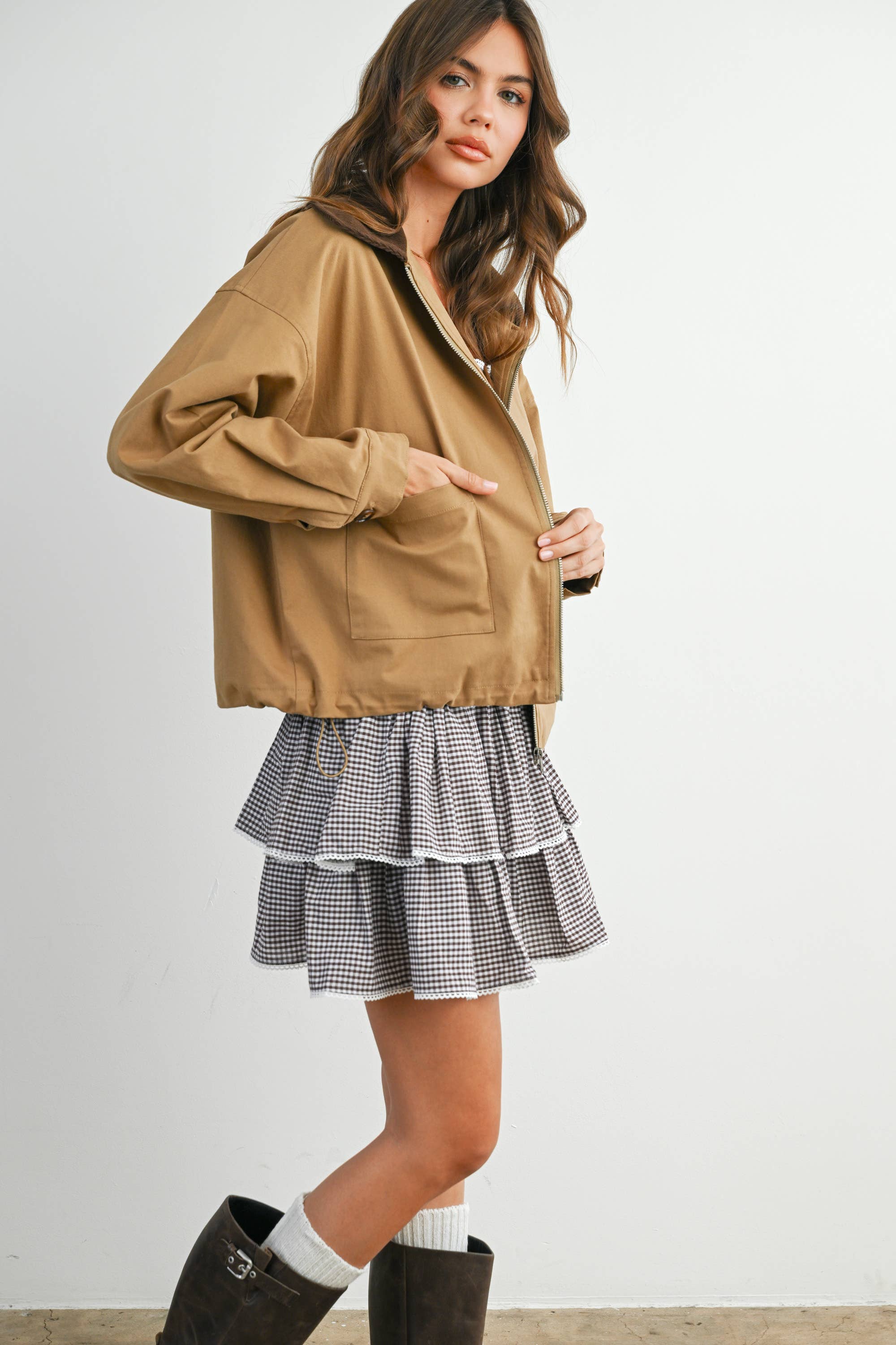 The Johnny Collared Zip-Up Jacket