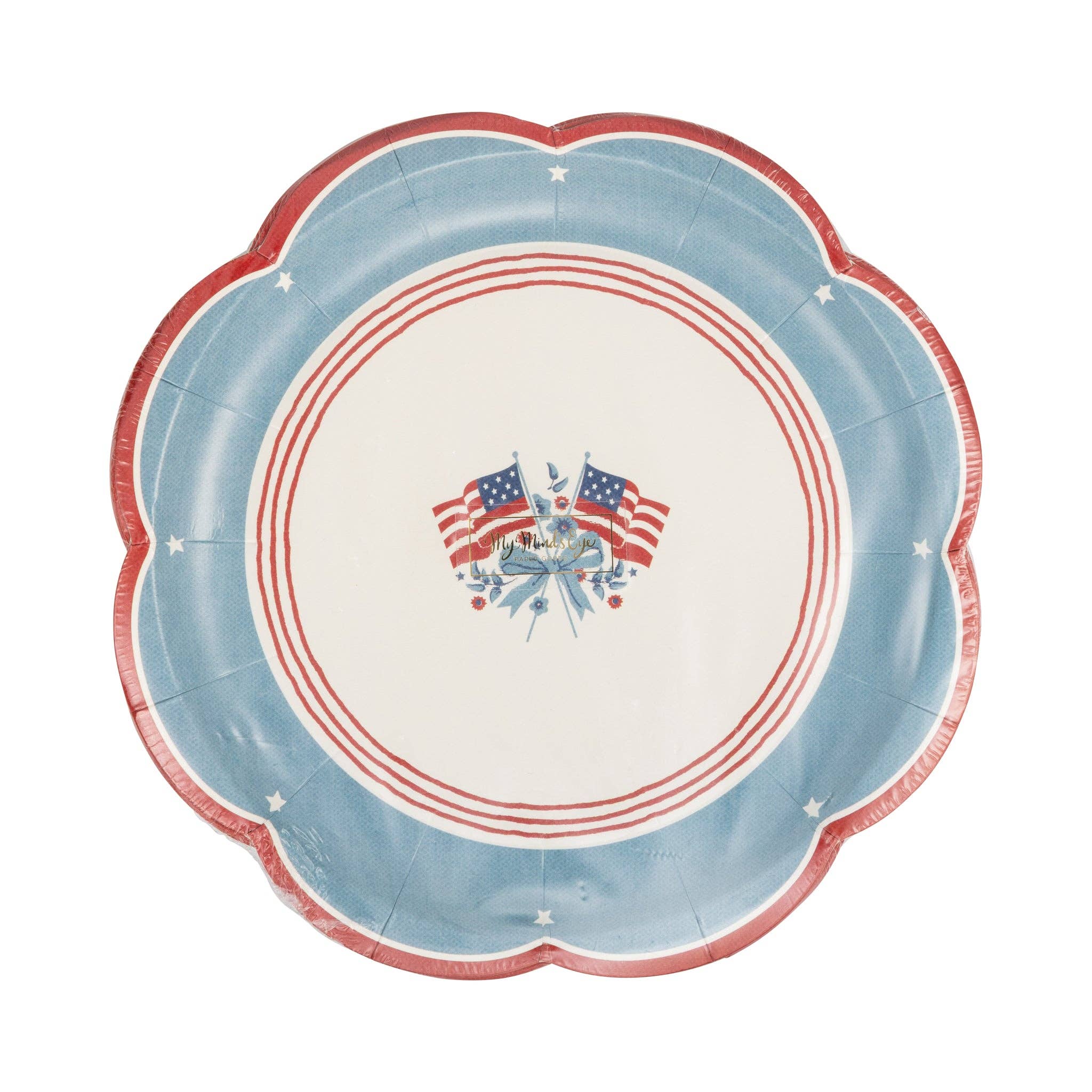 Flag Paper Plate