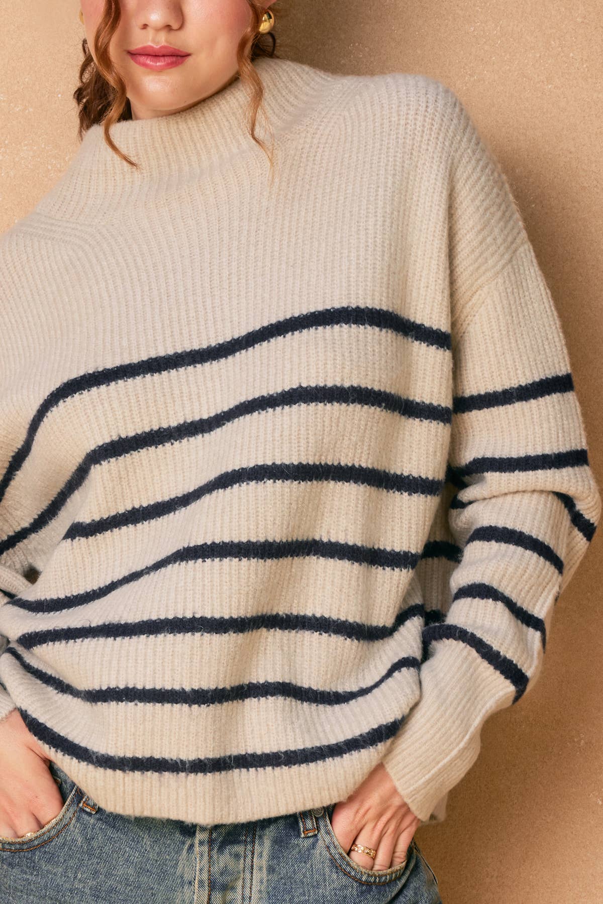The Bridget High Neck Sweater