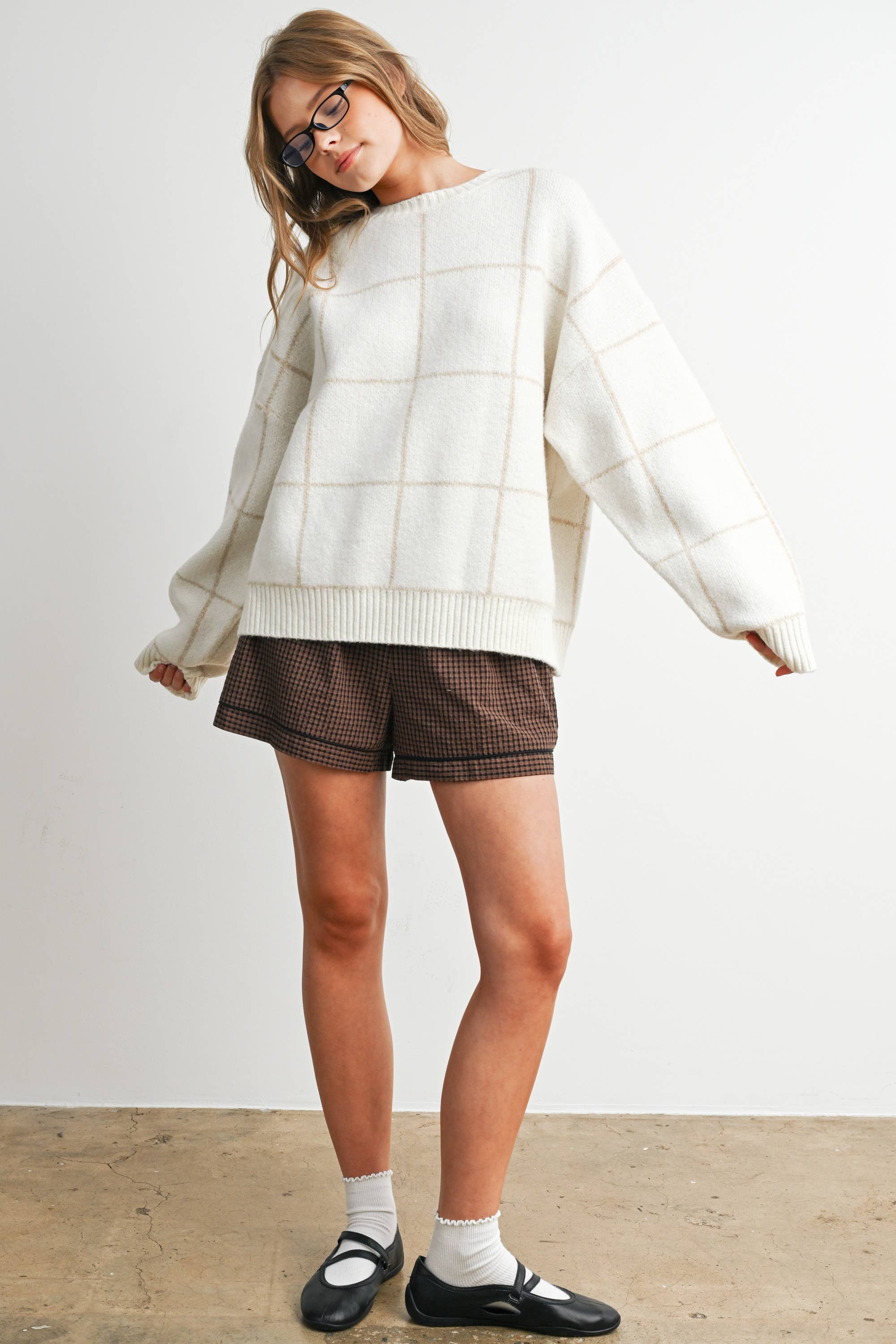 The Lasso Checkered Sweater