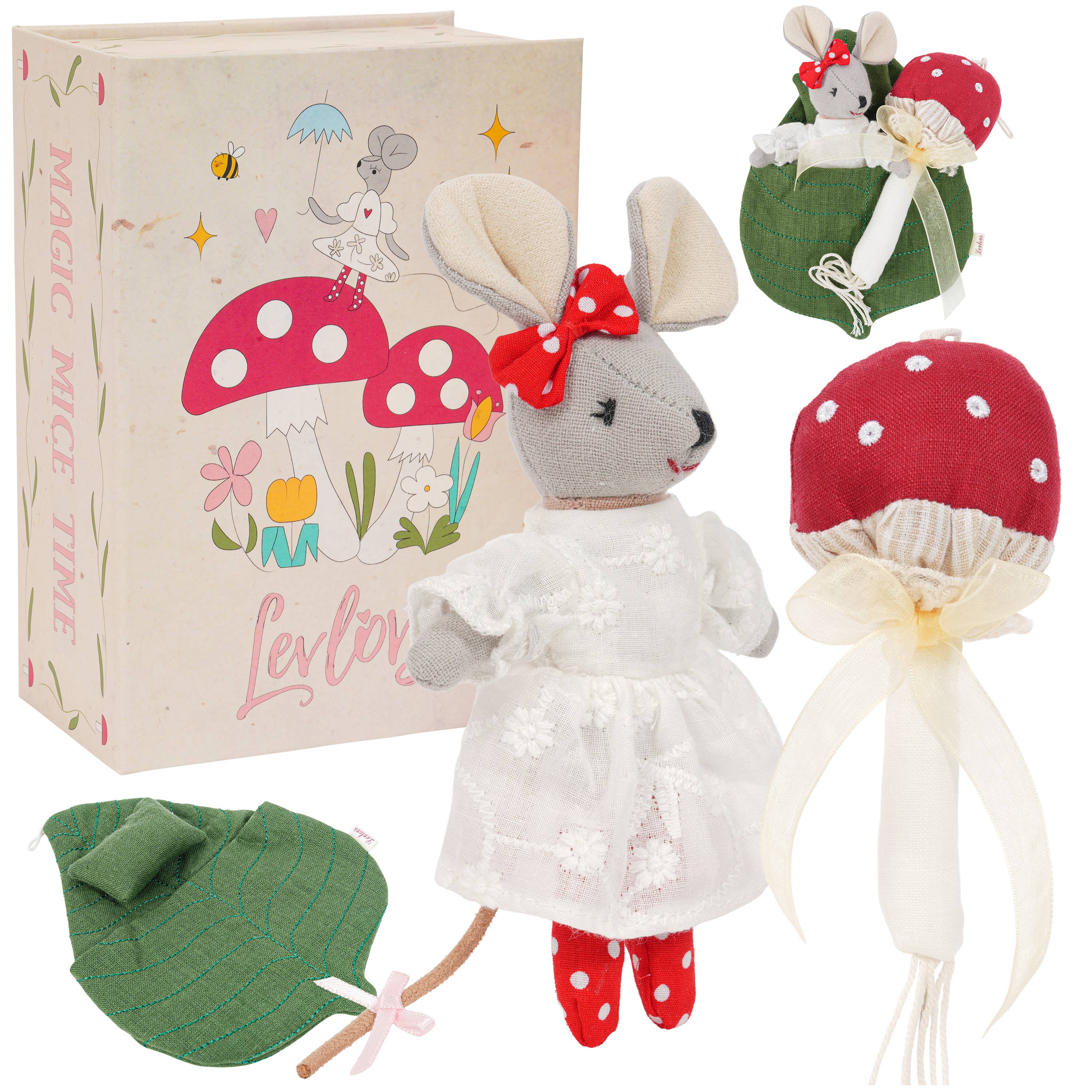 Levlovs Mouse and the Mushroom Wonder Forest Red Set