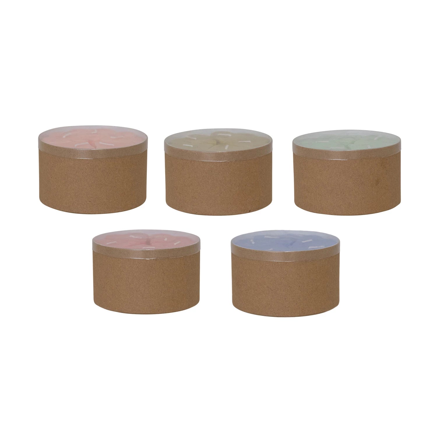 Unscented Heart-Shaped Candle Set