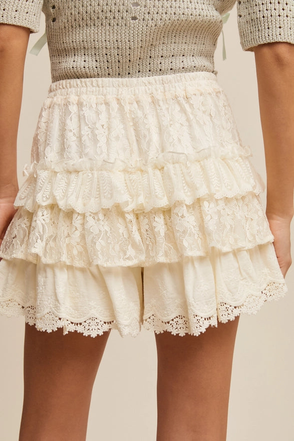 The Viola Lace Short