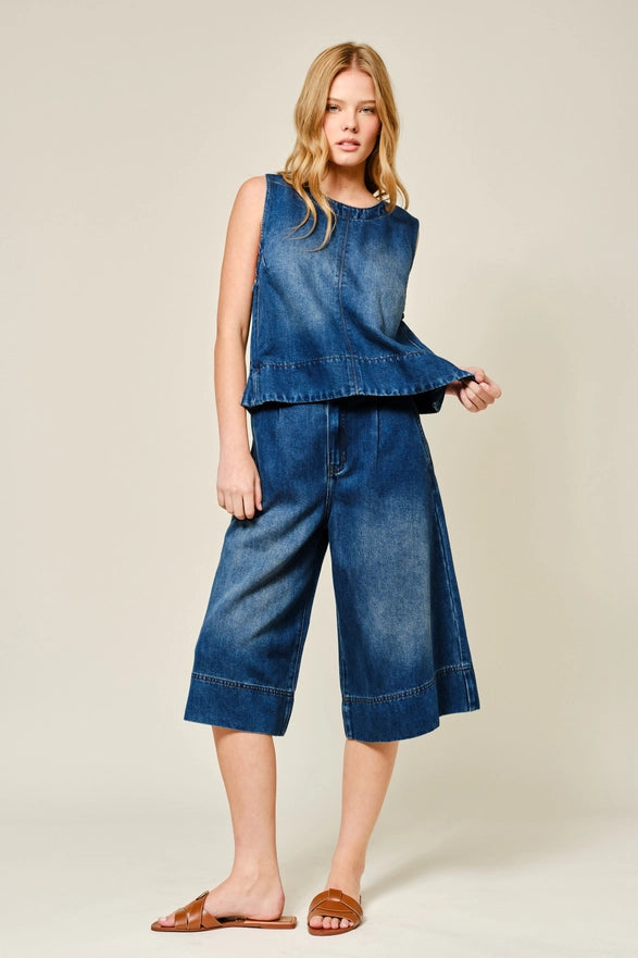 The Theodora Pleated Culotte